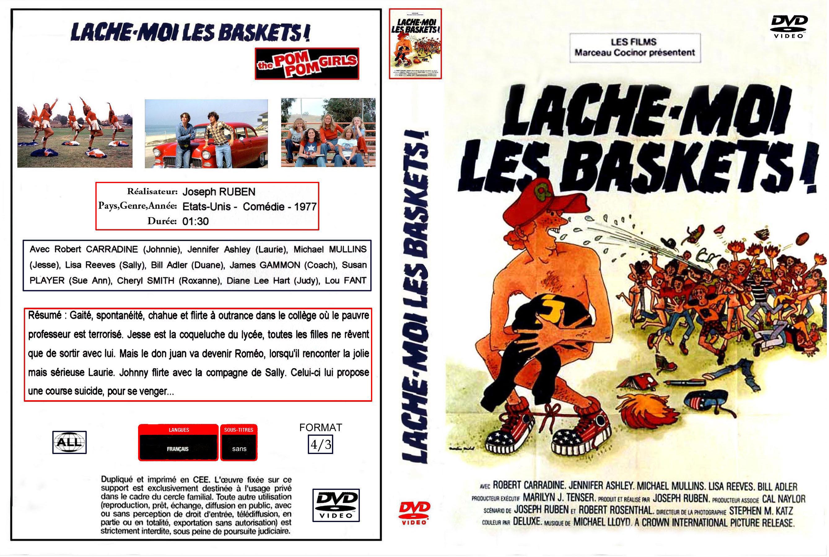 Jaquette DVD Lache-moi les baskets custom