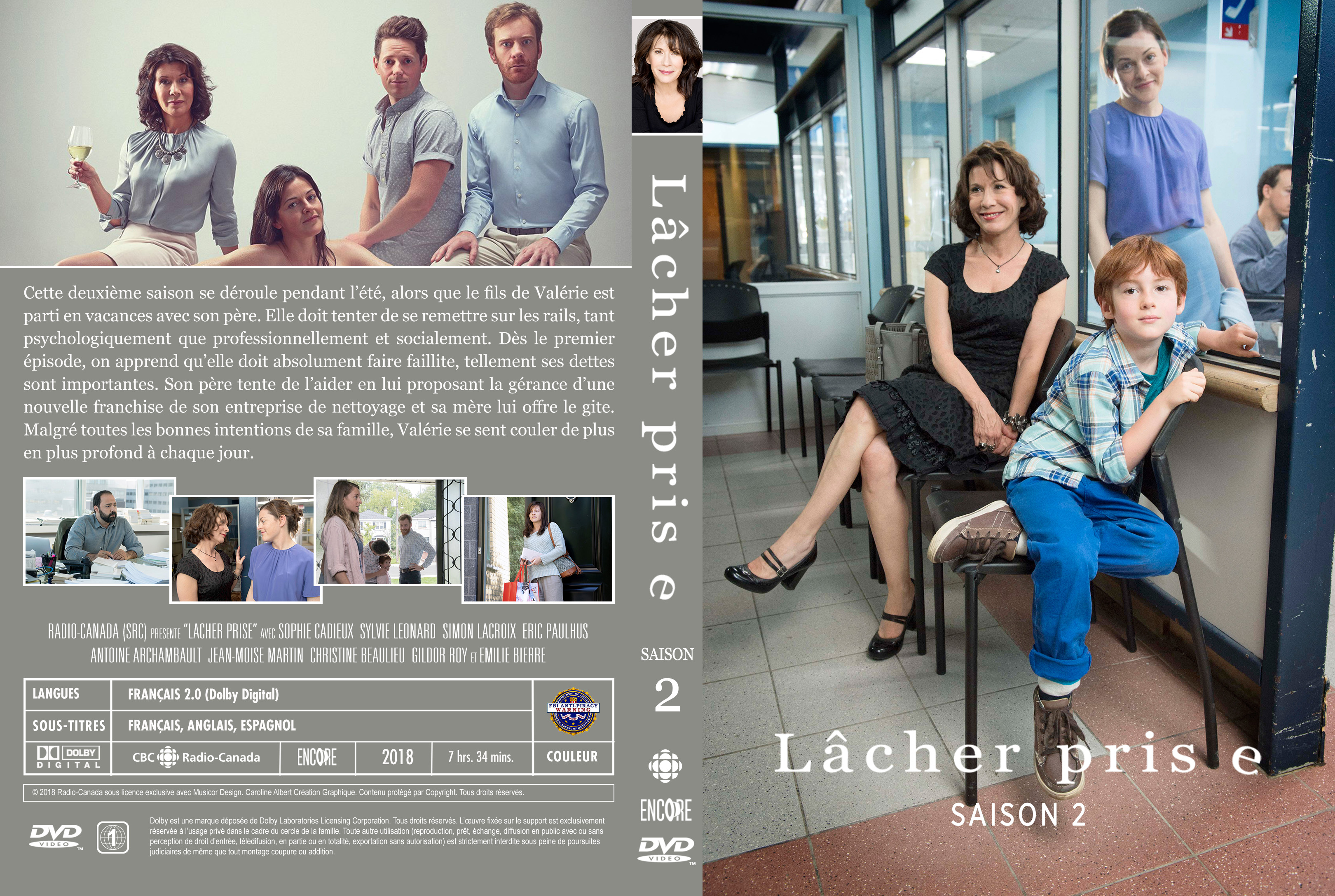 Jaquette DVD Lacher Prise saison 2 custom