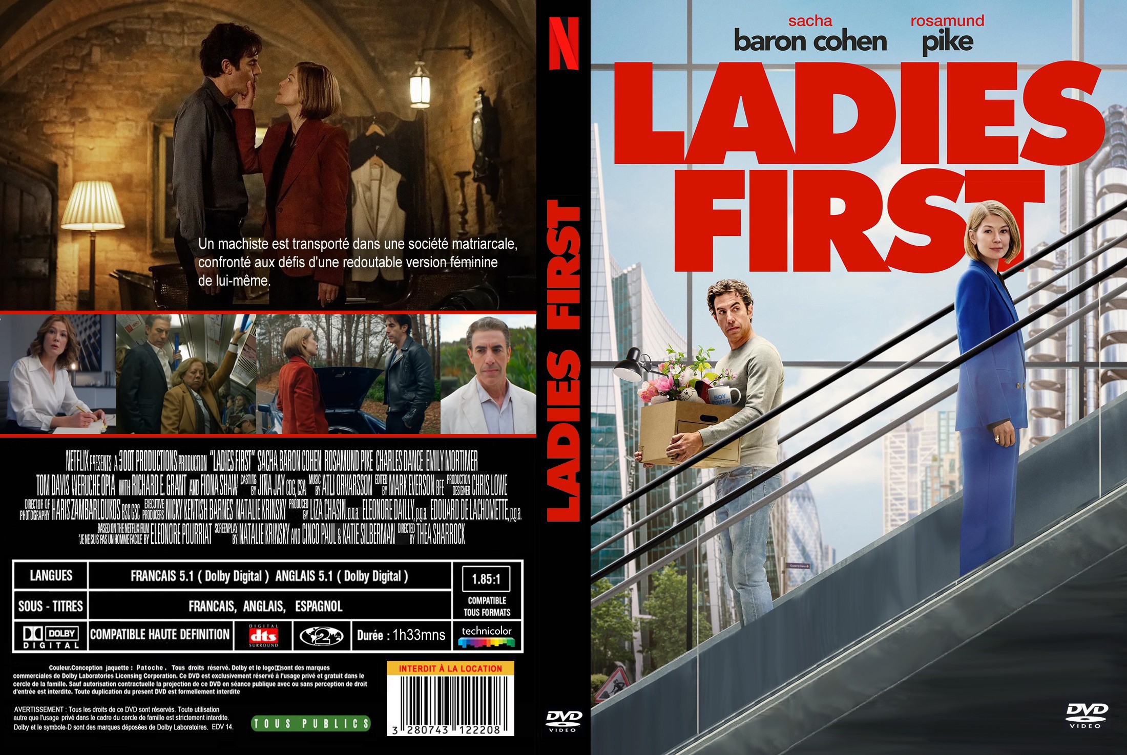Jaquette DVD Ladies first custom