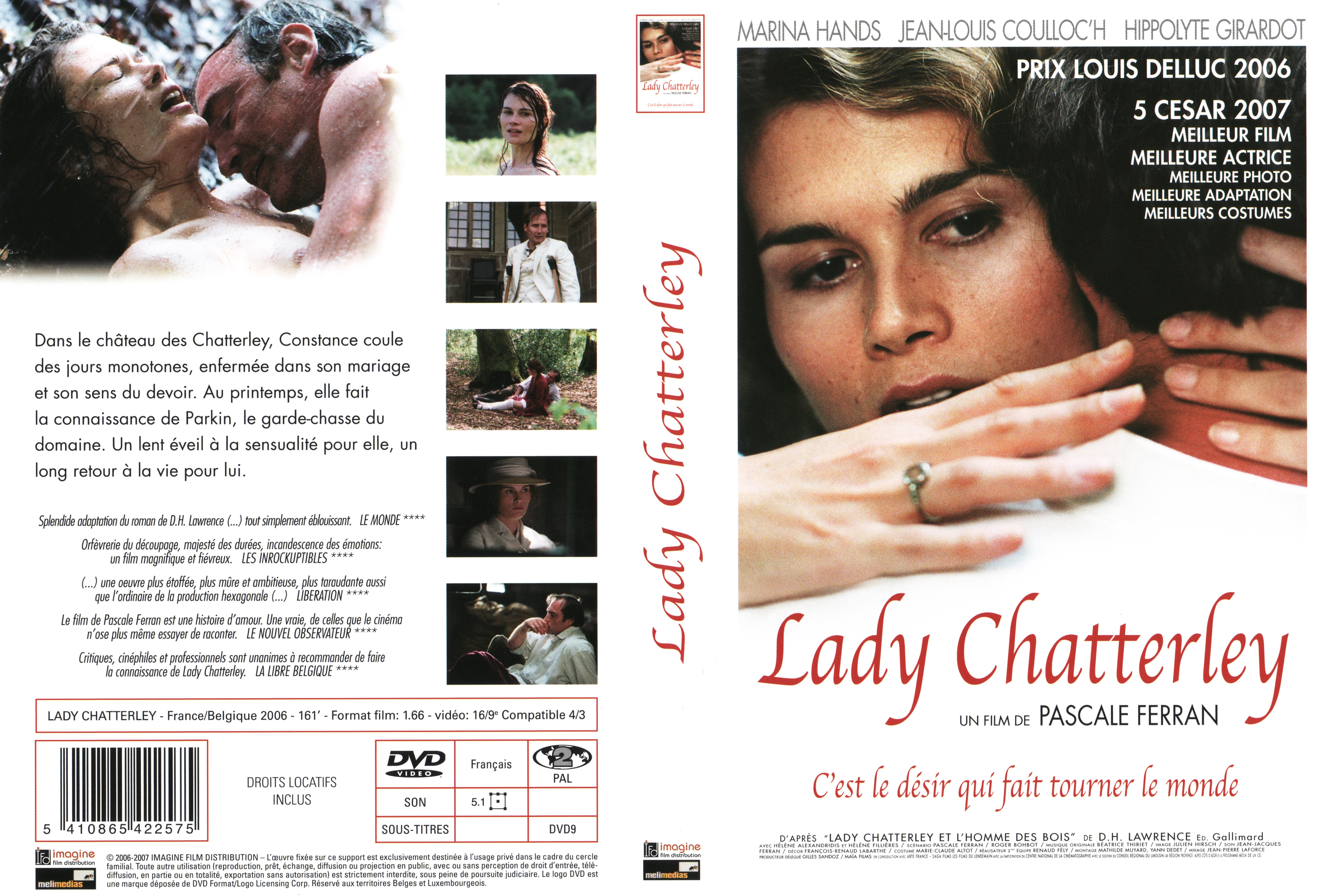 Jaquette DVD Lady Chatterley