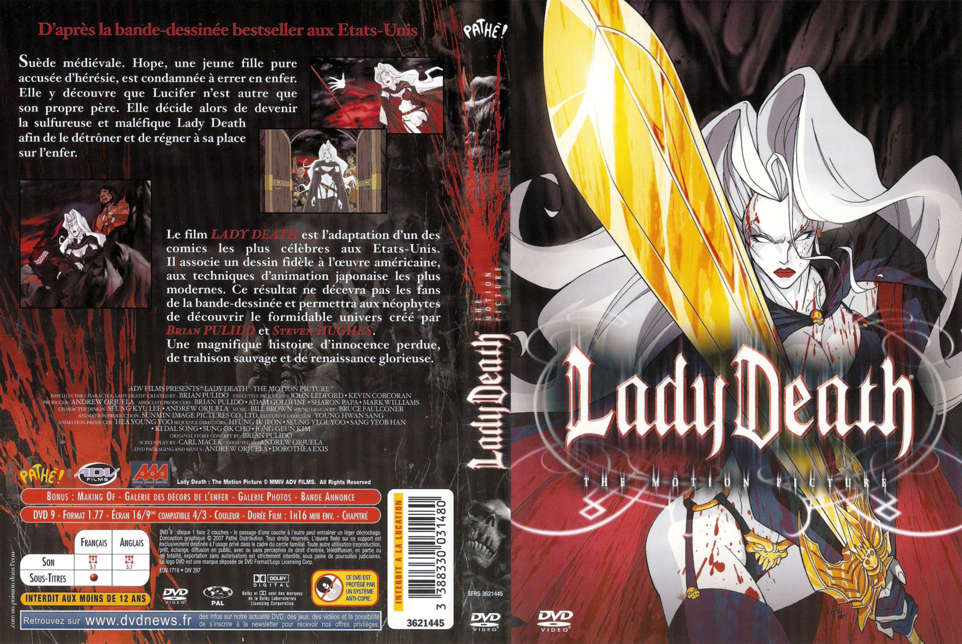 Jaquette DVD Lady Death