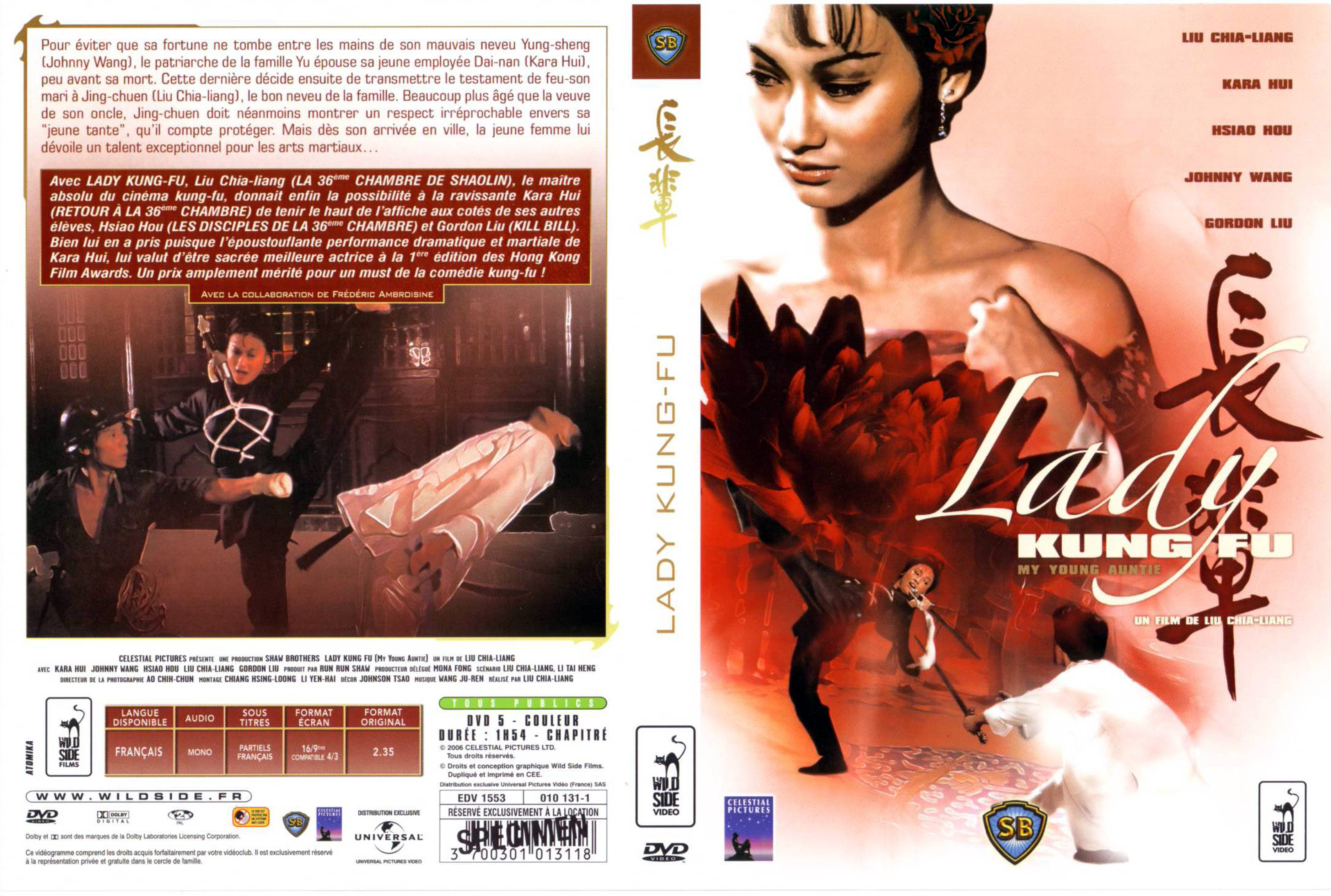 Jaquette DVD Lady kung-fu