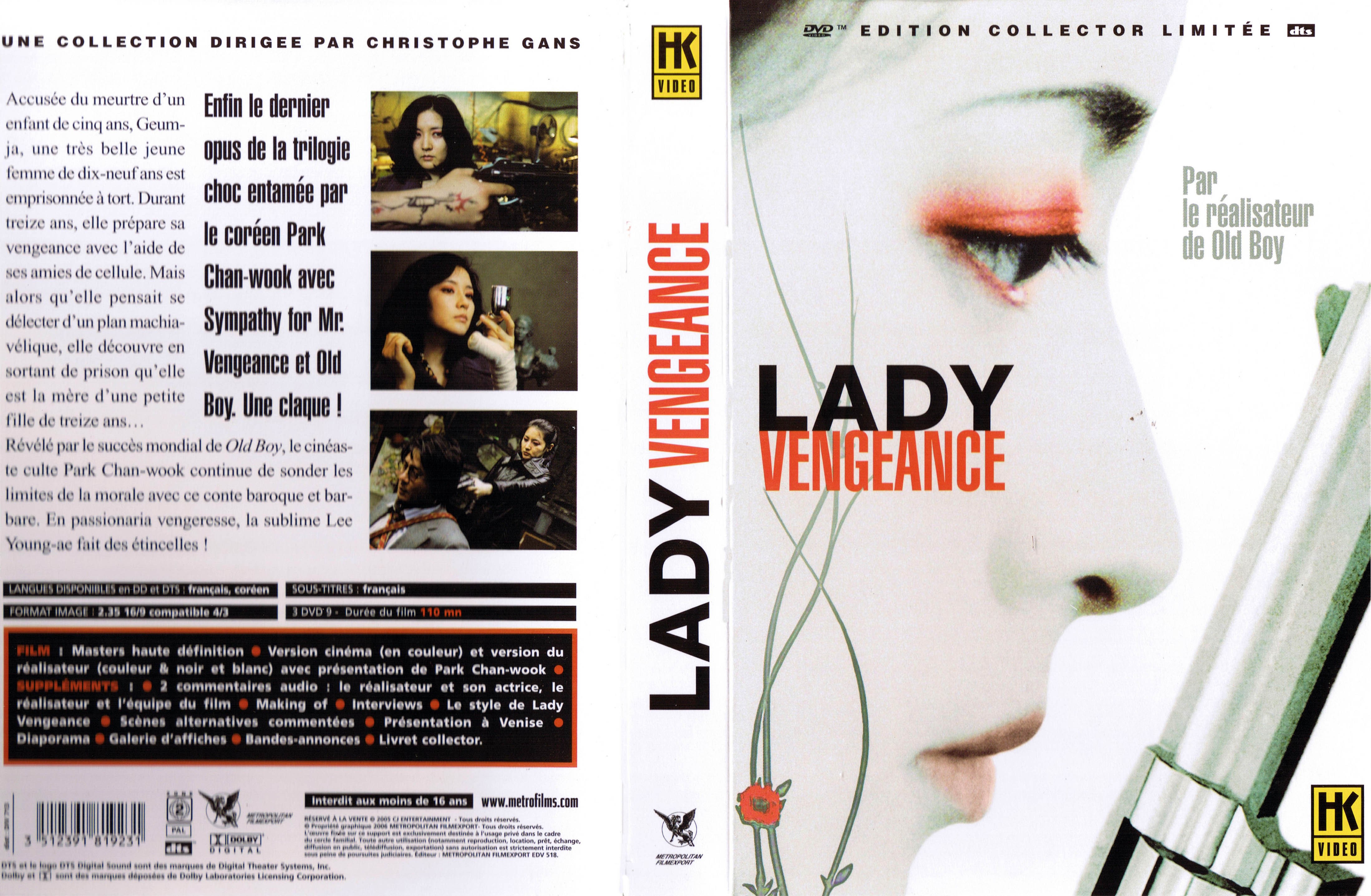 Jaquette DVD Lady vengeance v2