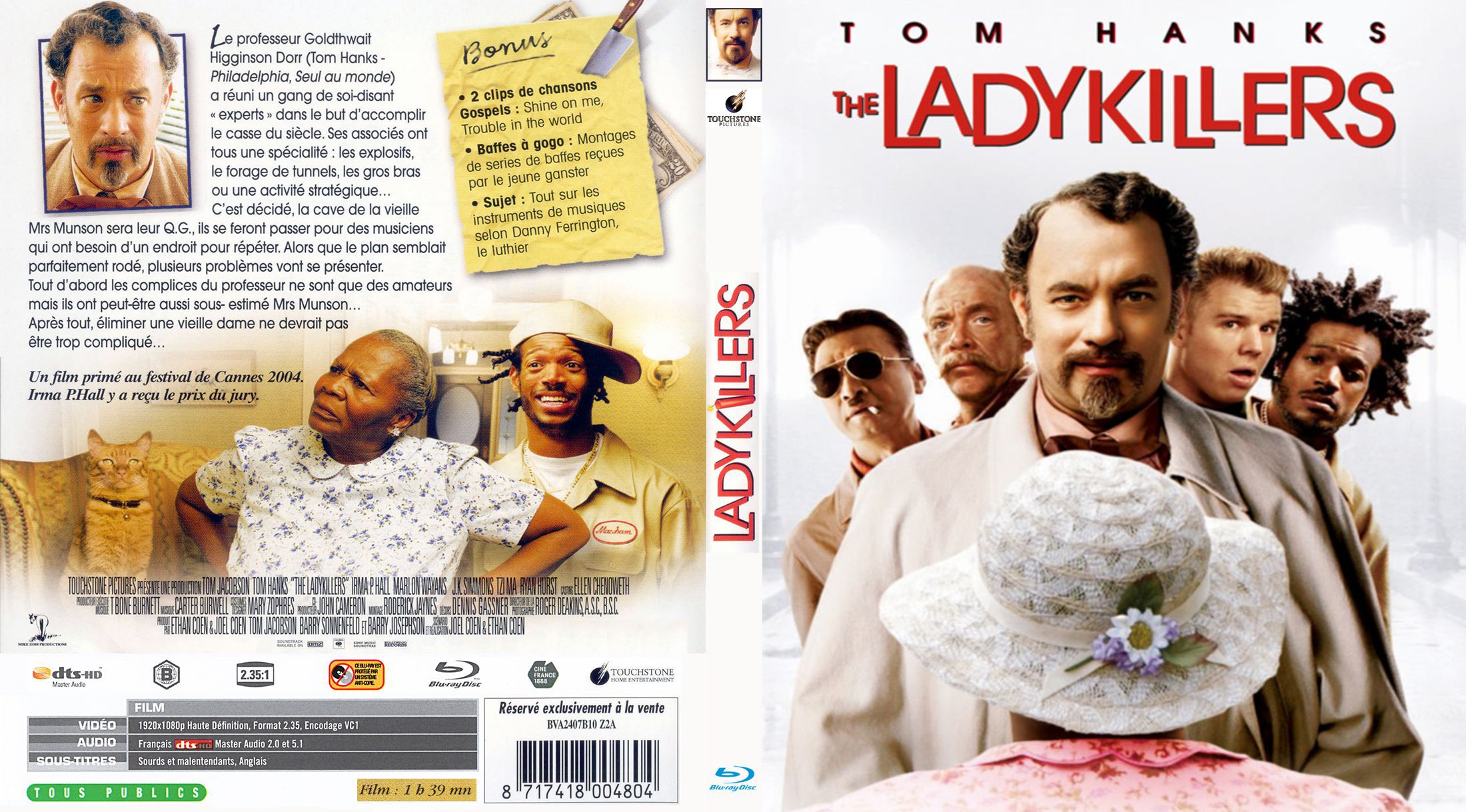 Jaquette DVD Ladykillers (BLU-RAY)