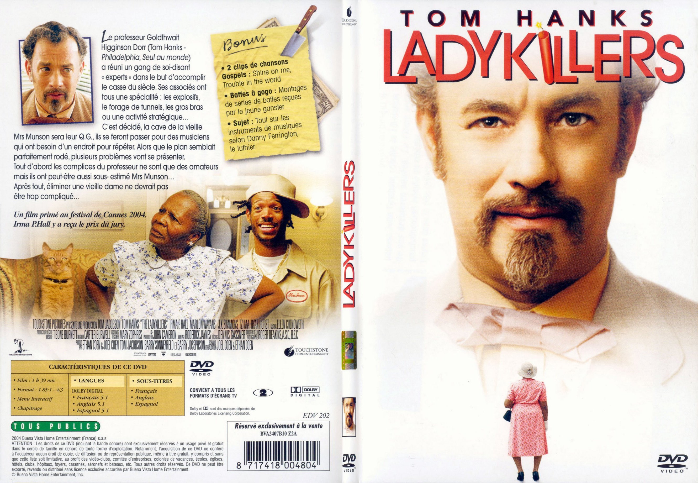 Jaquette DVD Ladykillers - SLIM