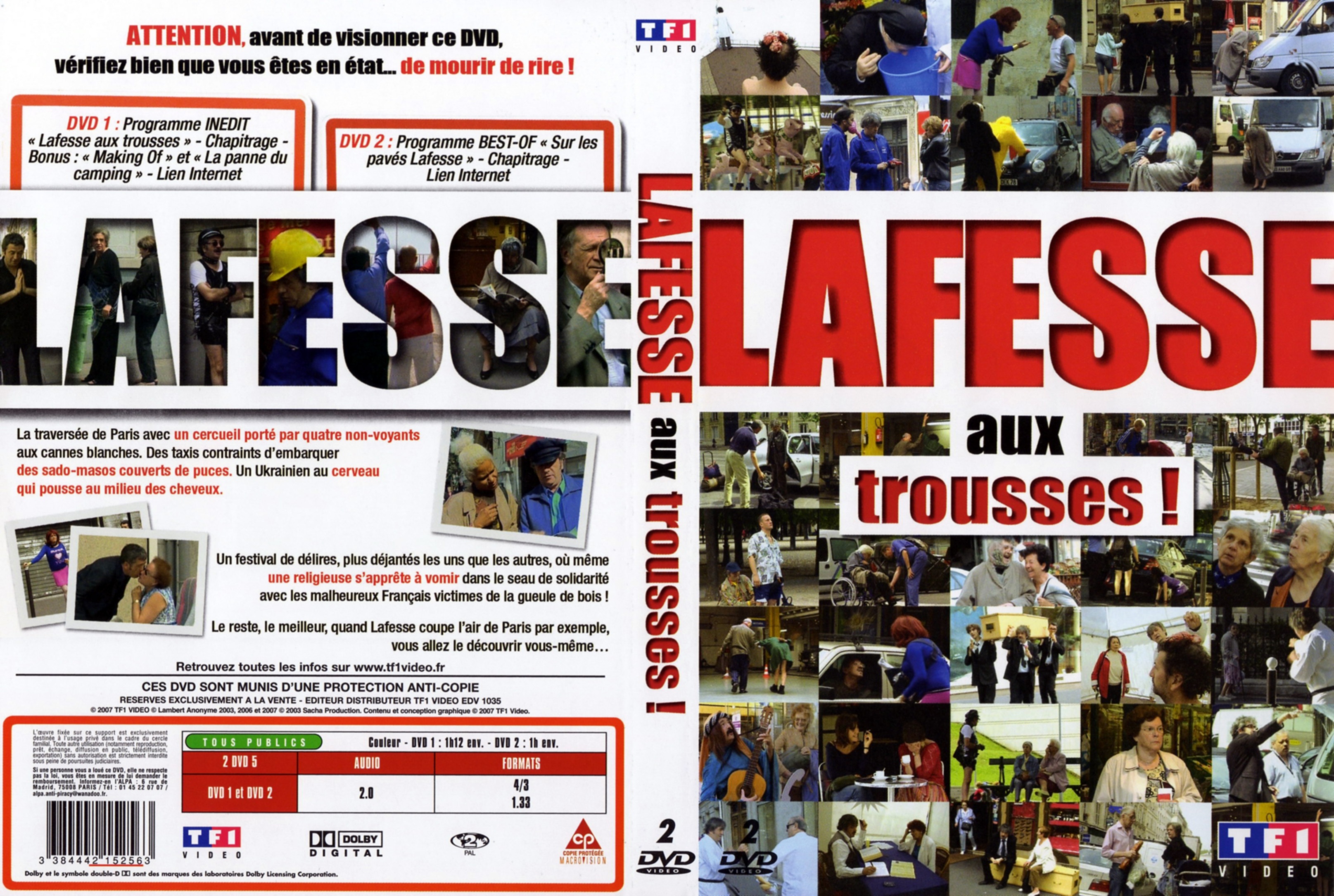 Jaquette DVD Lafesse aux trousses