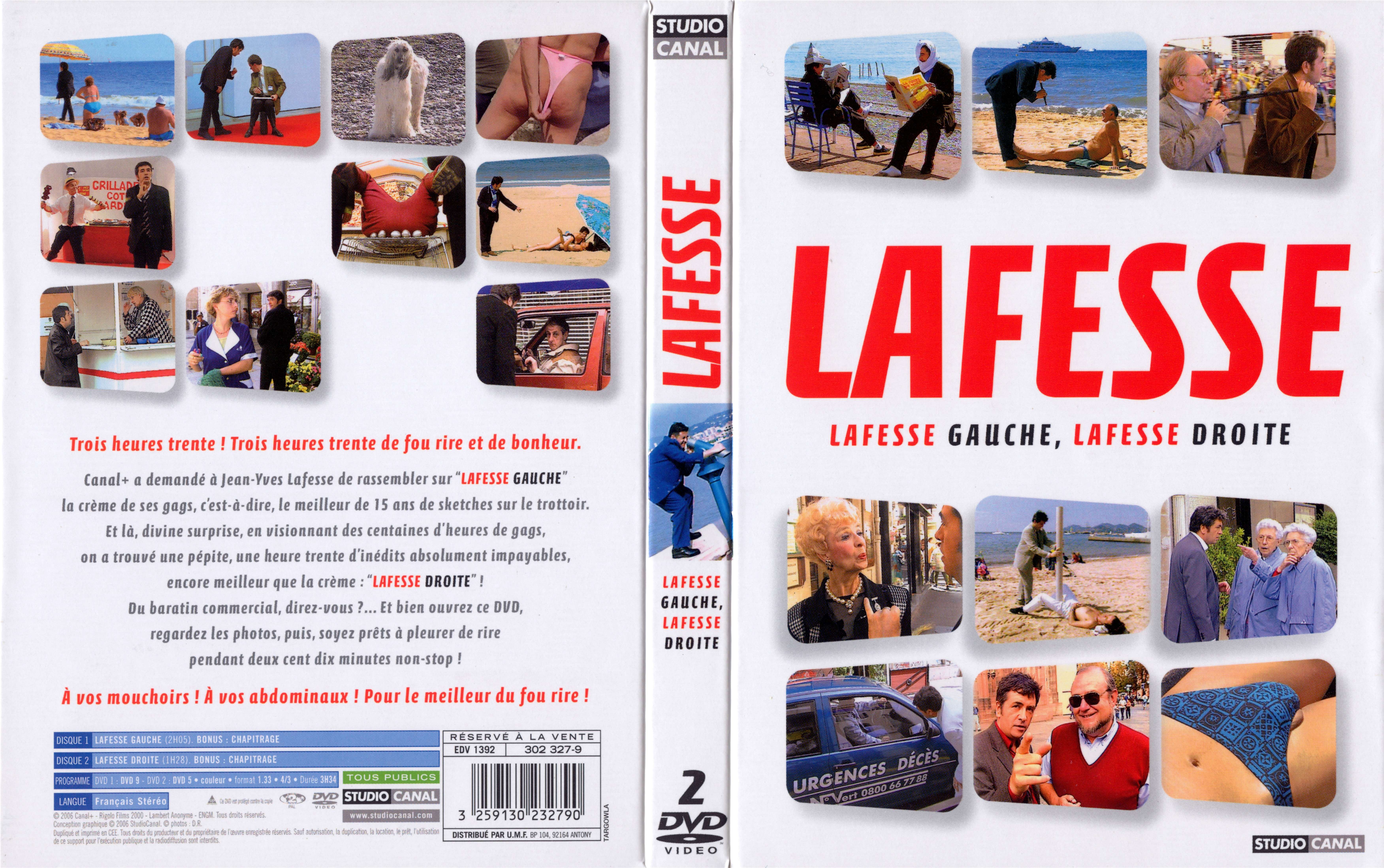 Jaquette DVD Lafesse lafesse gauche lafesse droite