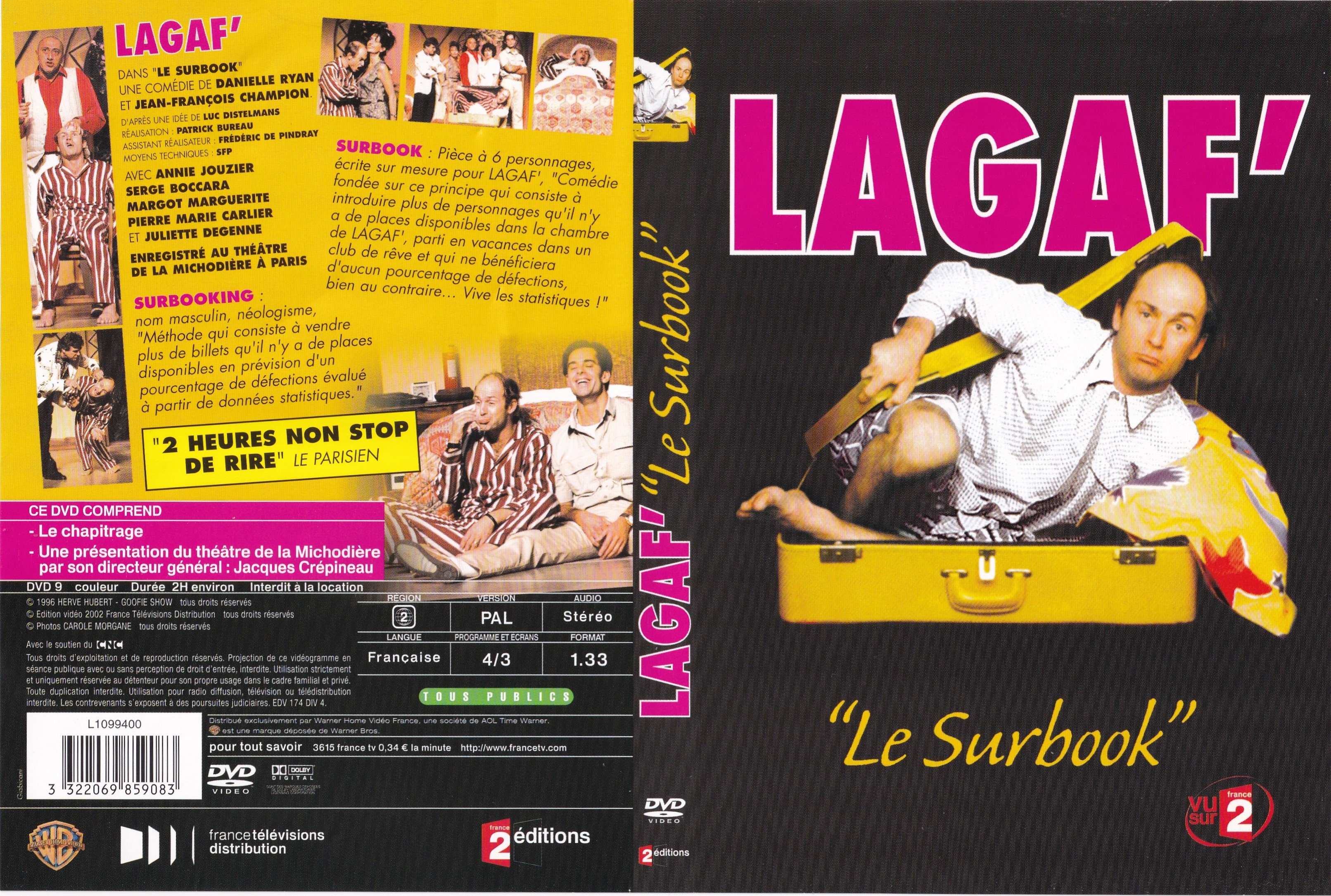 Jaquette DVD Lagaf - Le Surbook