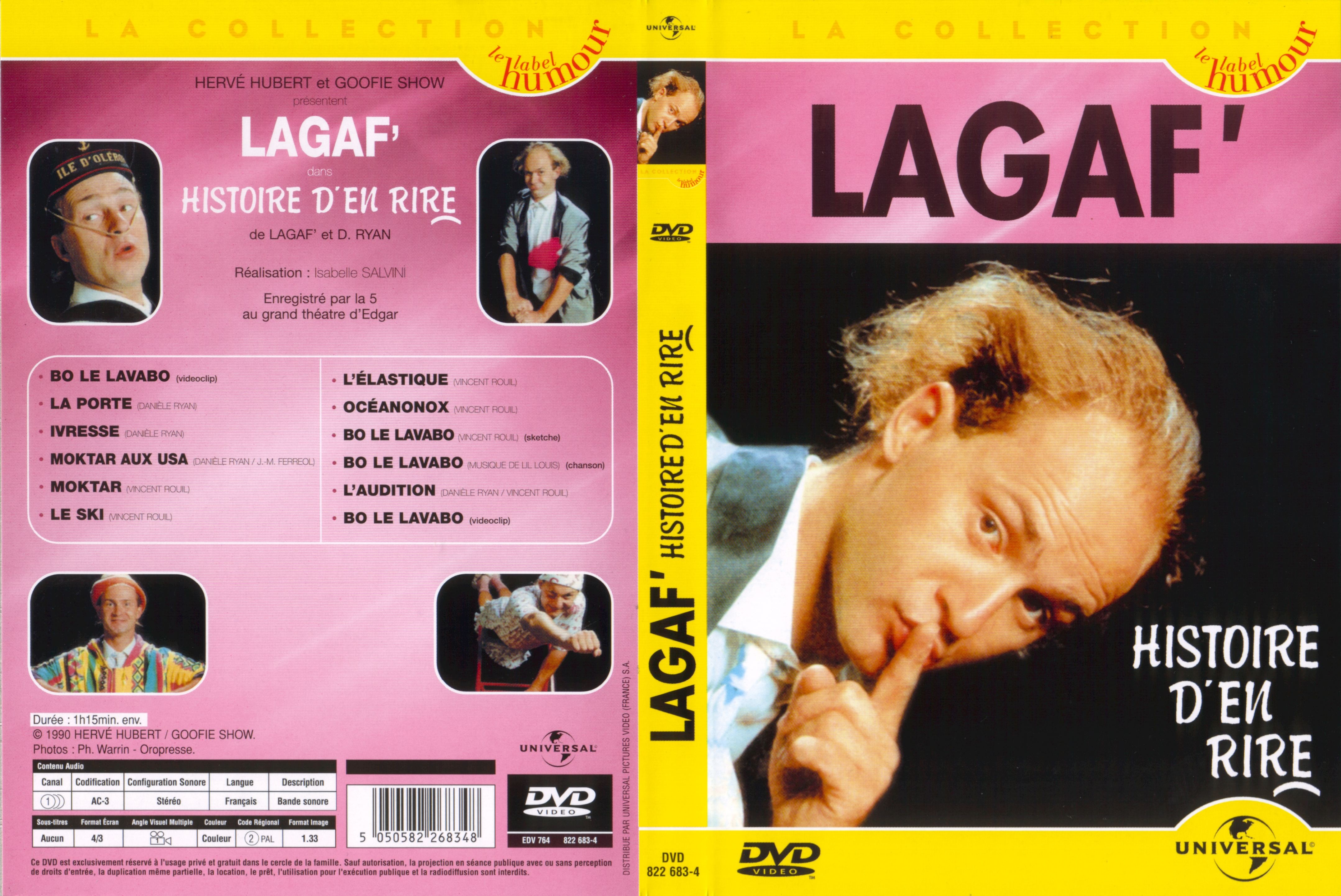 Jaquette DVD Lagaf histoires d