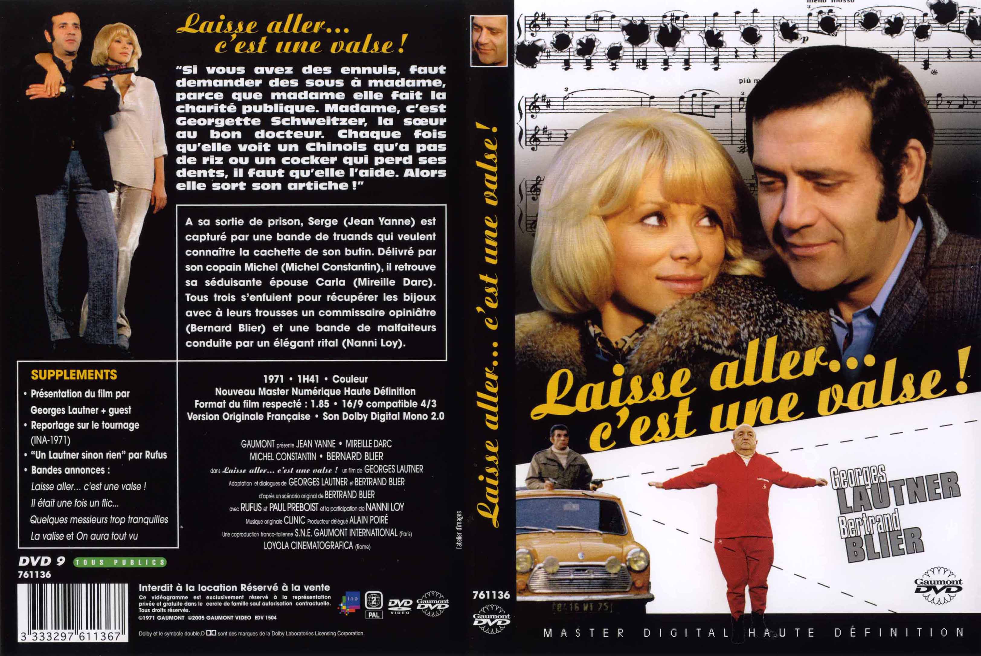 Jaquette DVD Laisse aller c