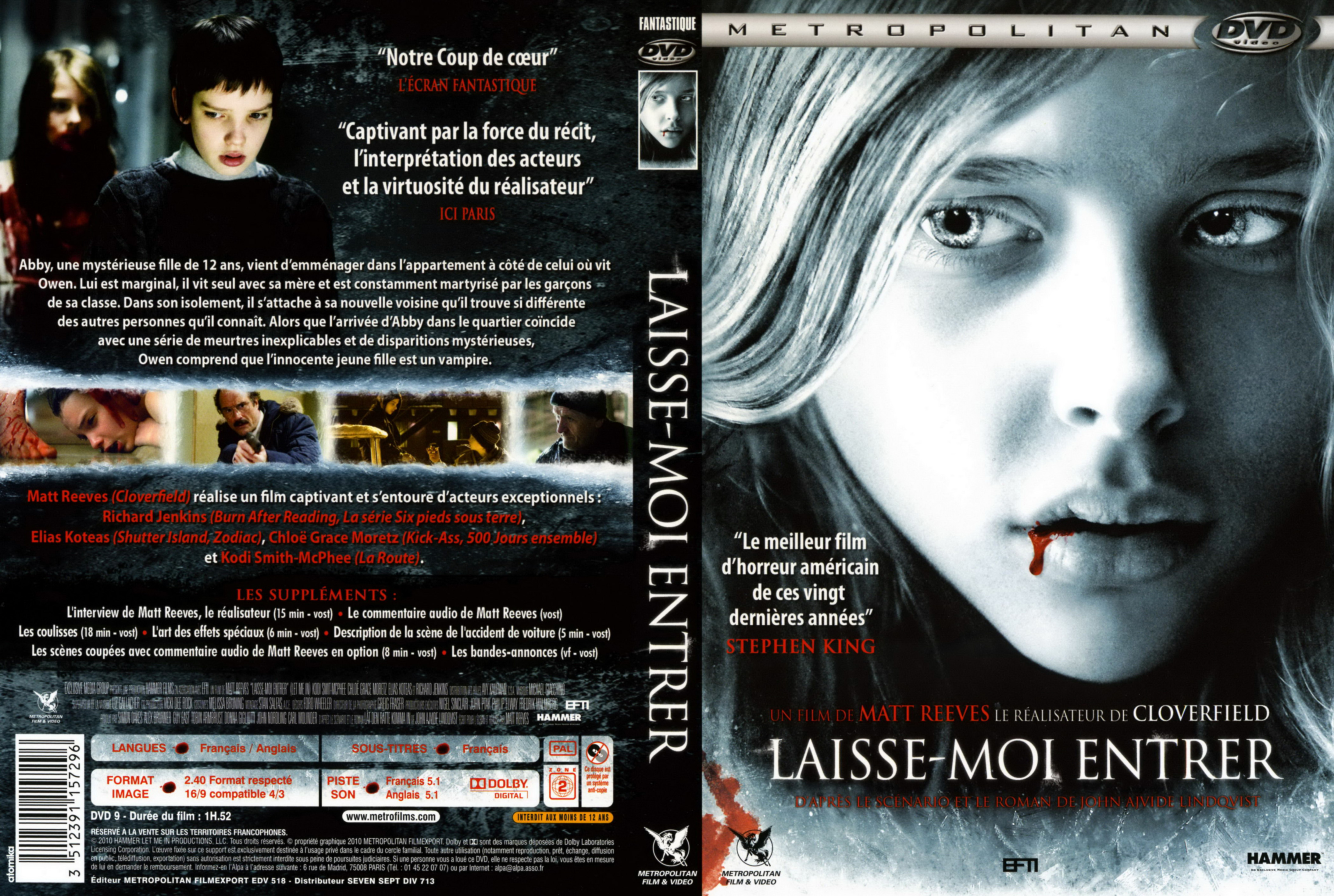 Jaquette DVD Laisse-moi entrer