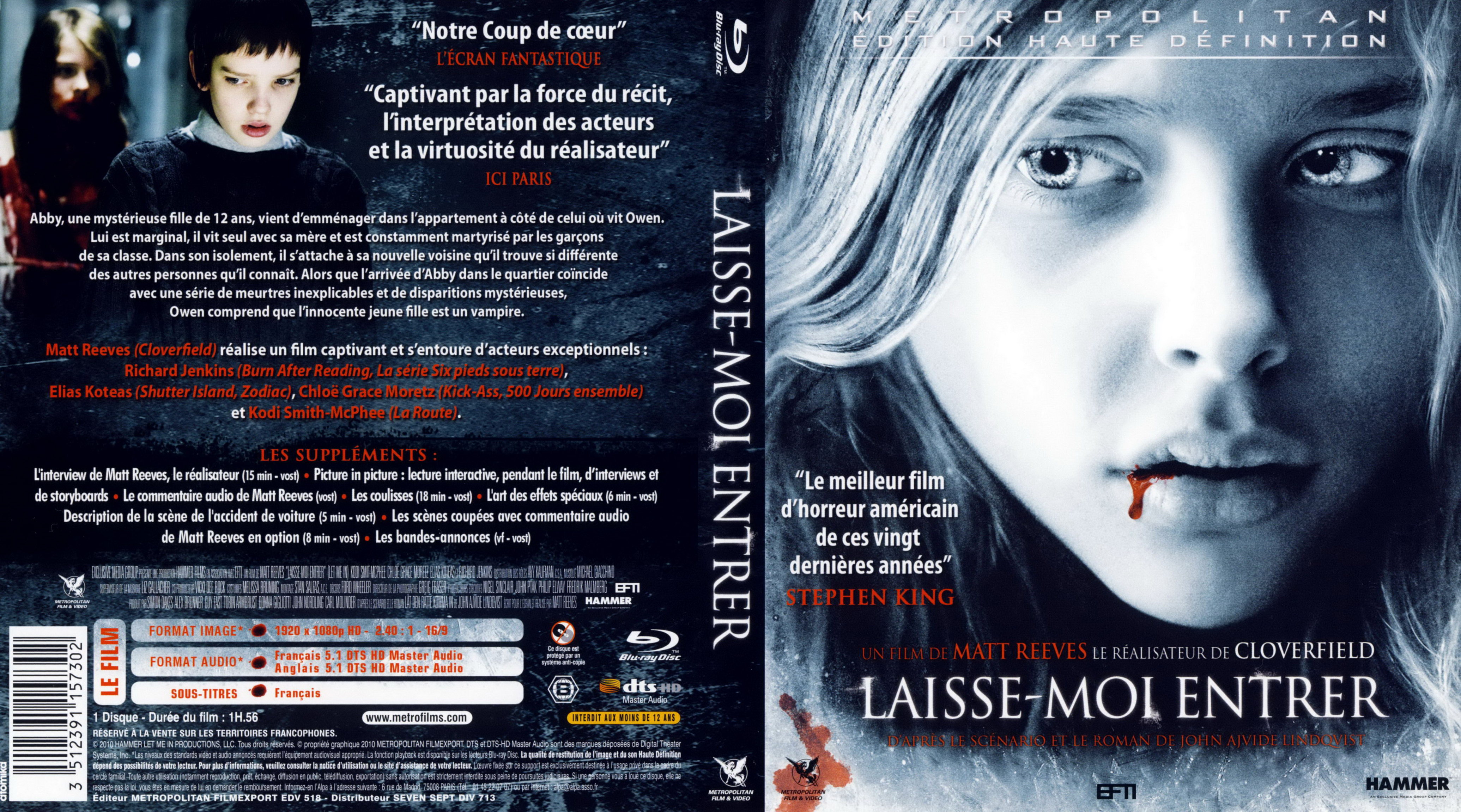 Jaquette DVD Laisse-moi-entrer (BLU-RAY)