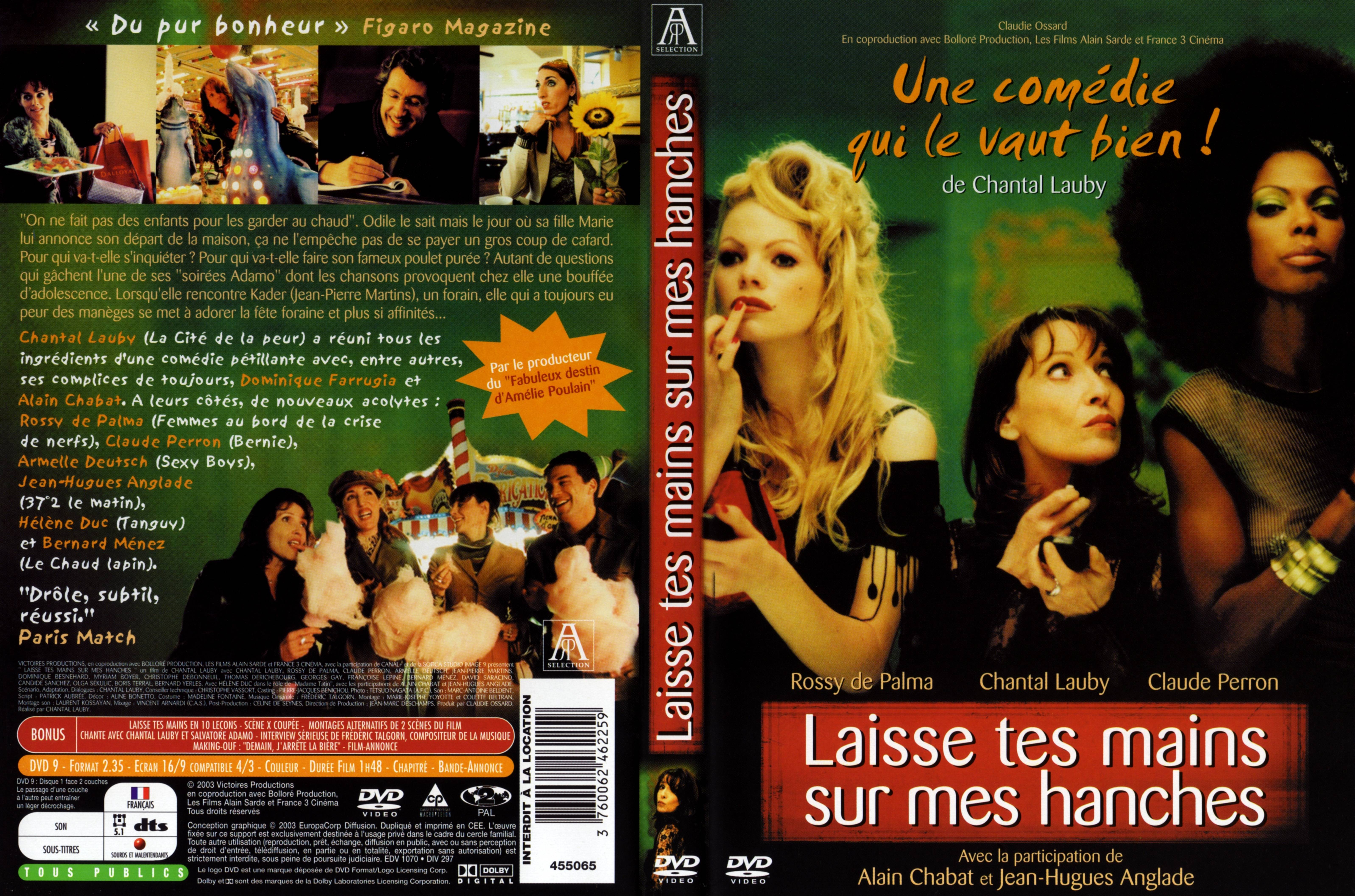 Jaquette DVD Laisse tes mains sur mes hanches