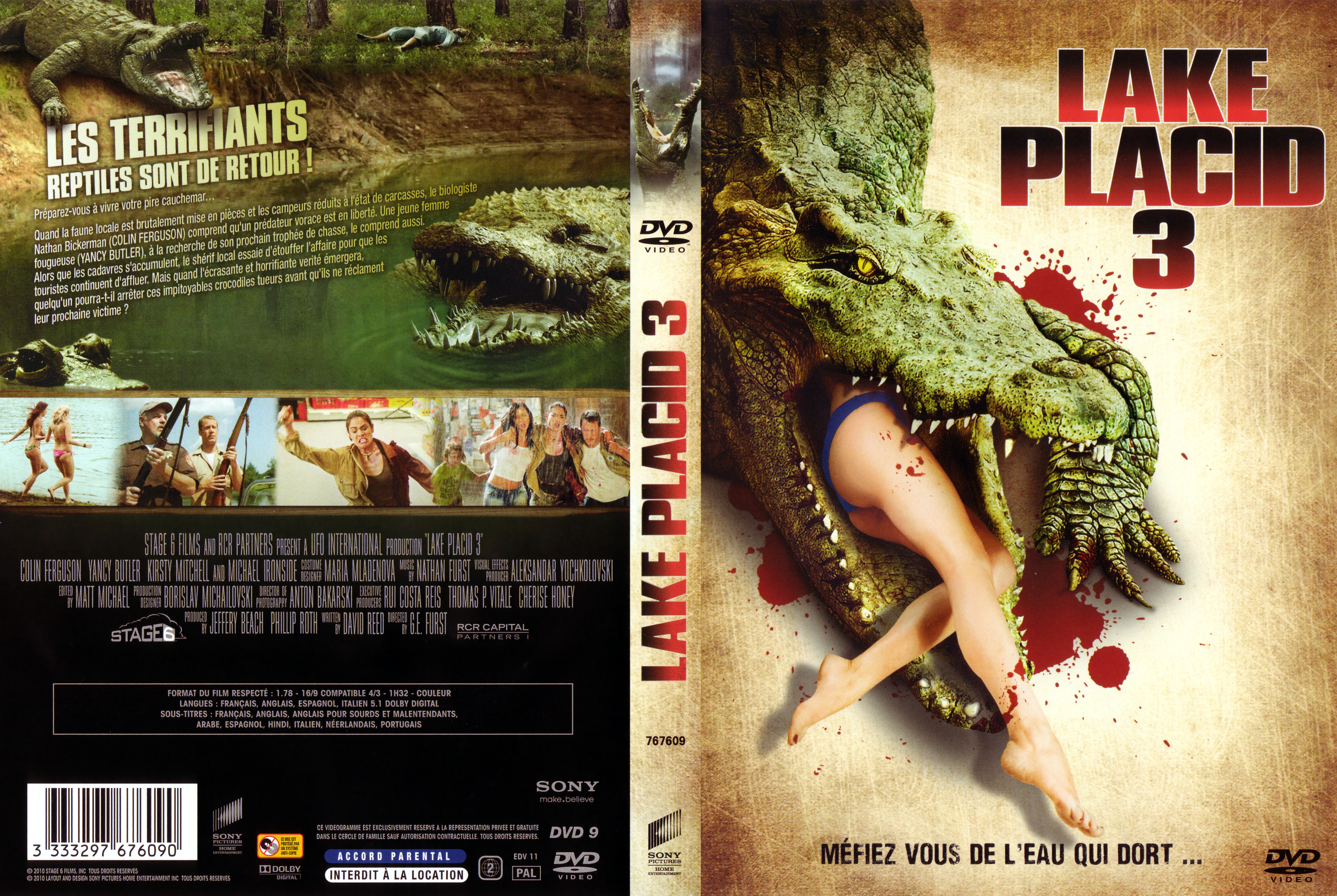 Jaquette DVD Lake Placid 3