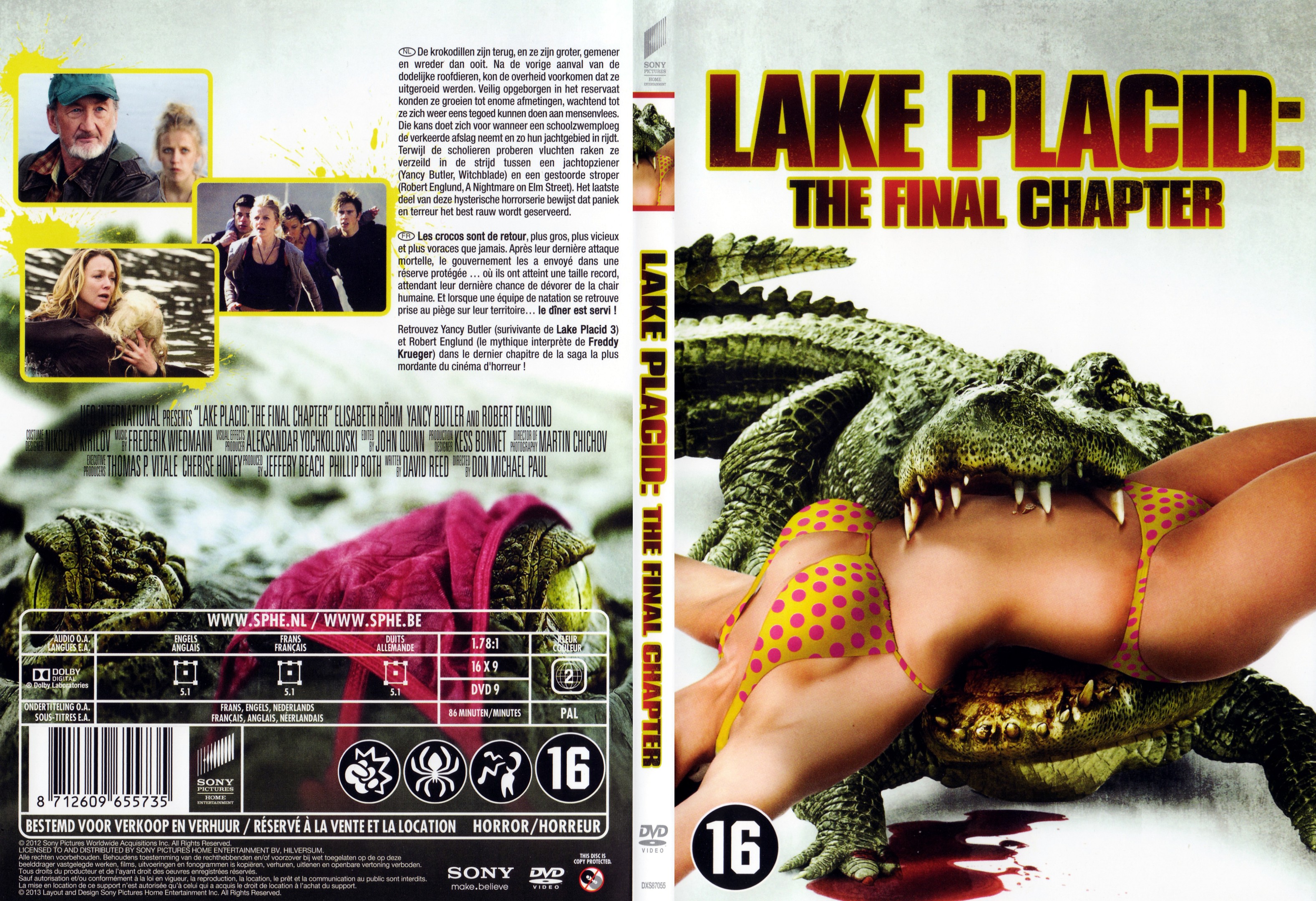Jaquette DVD Lake Placid - The final chapter - SLIM