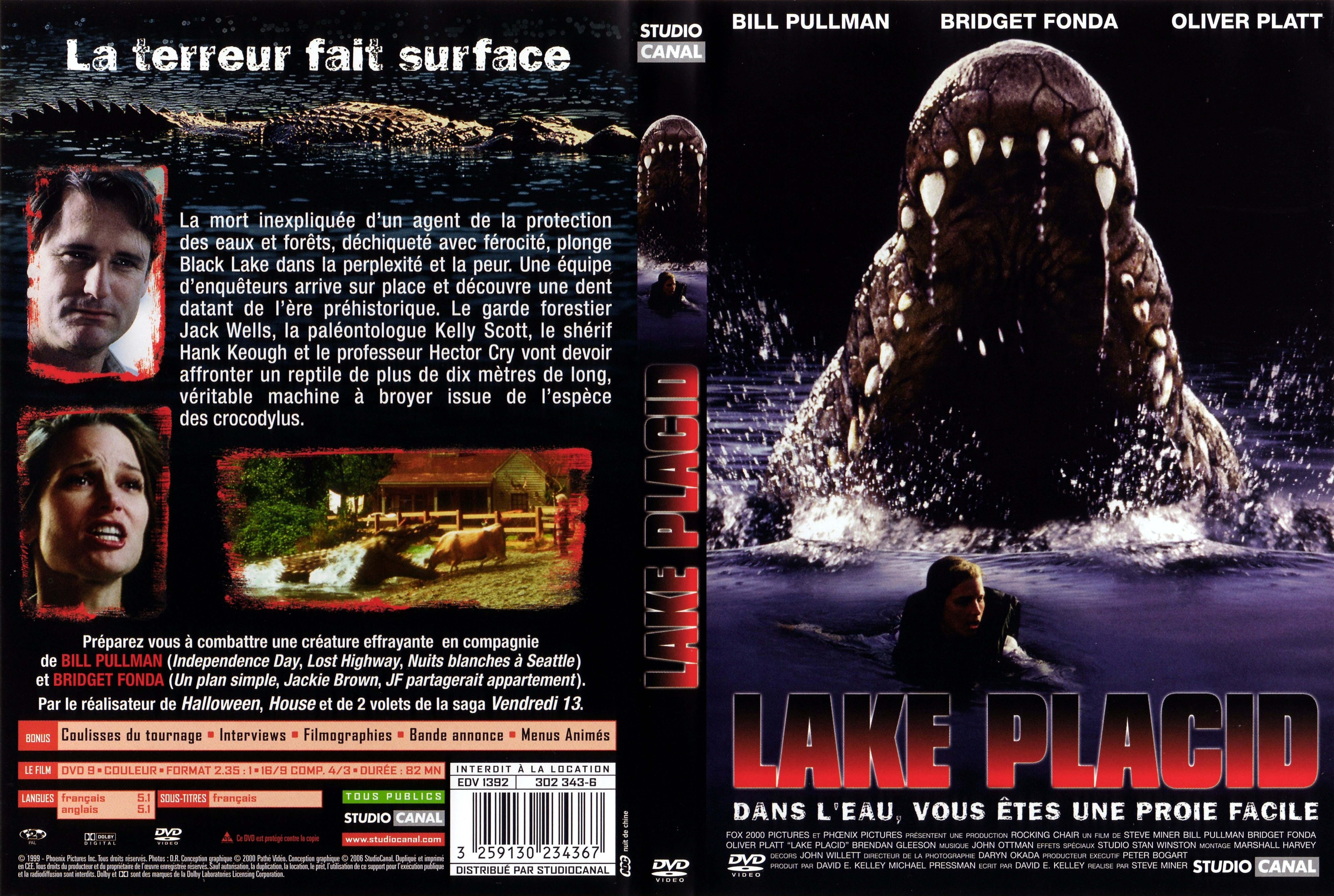 Jaquette DVD Lake placid