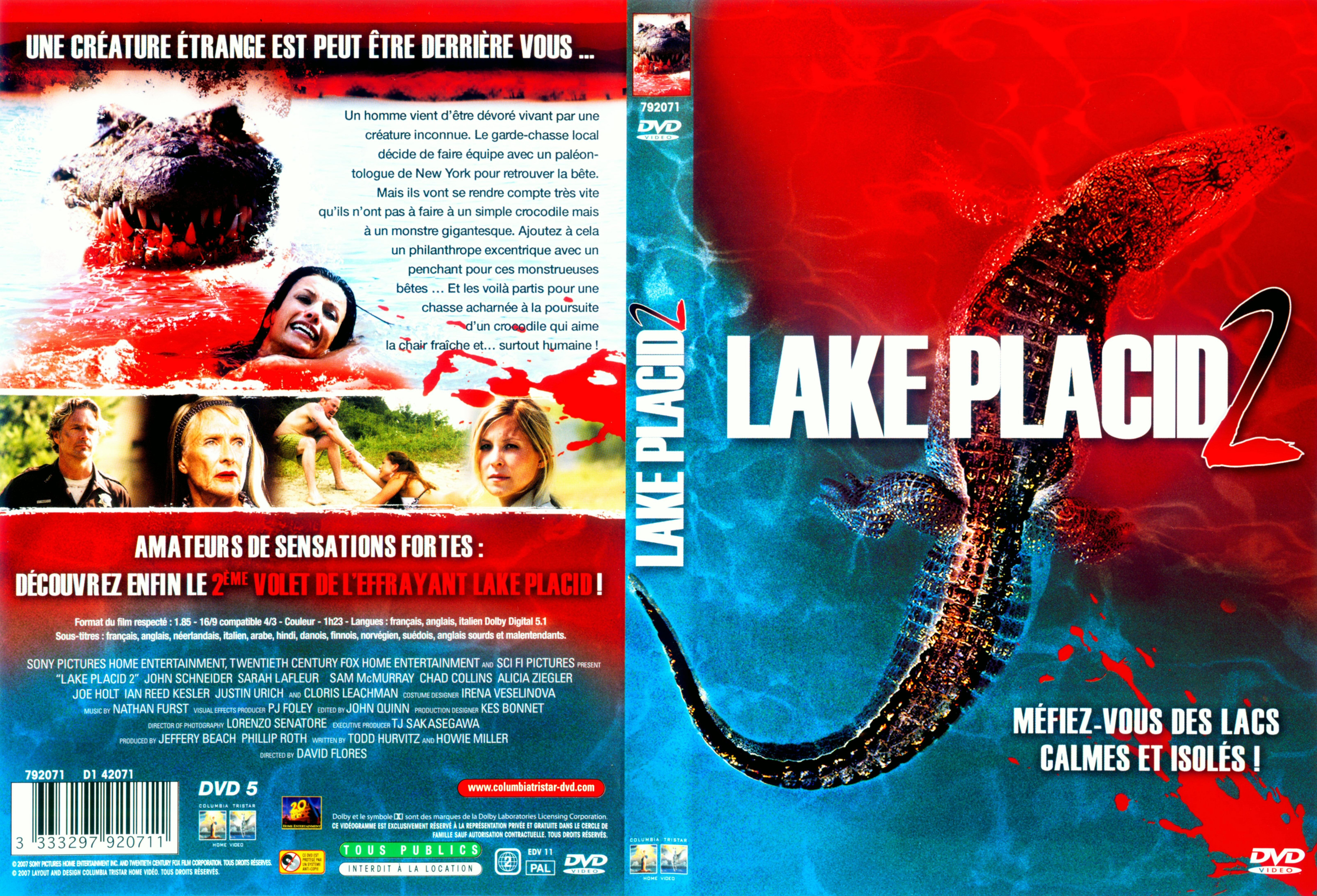 Jaquette DVD Lake placid 2