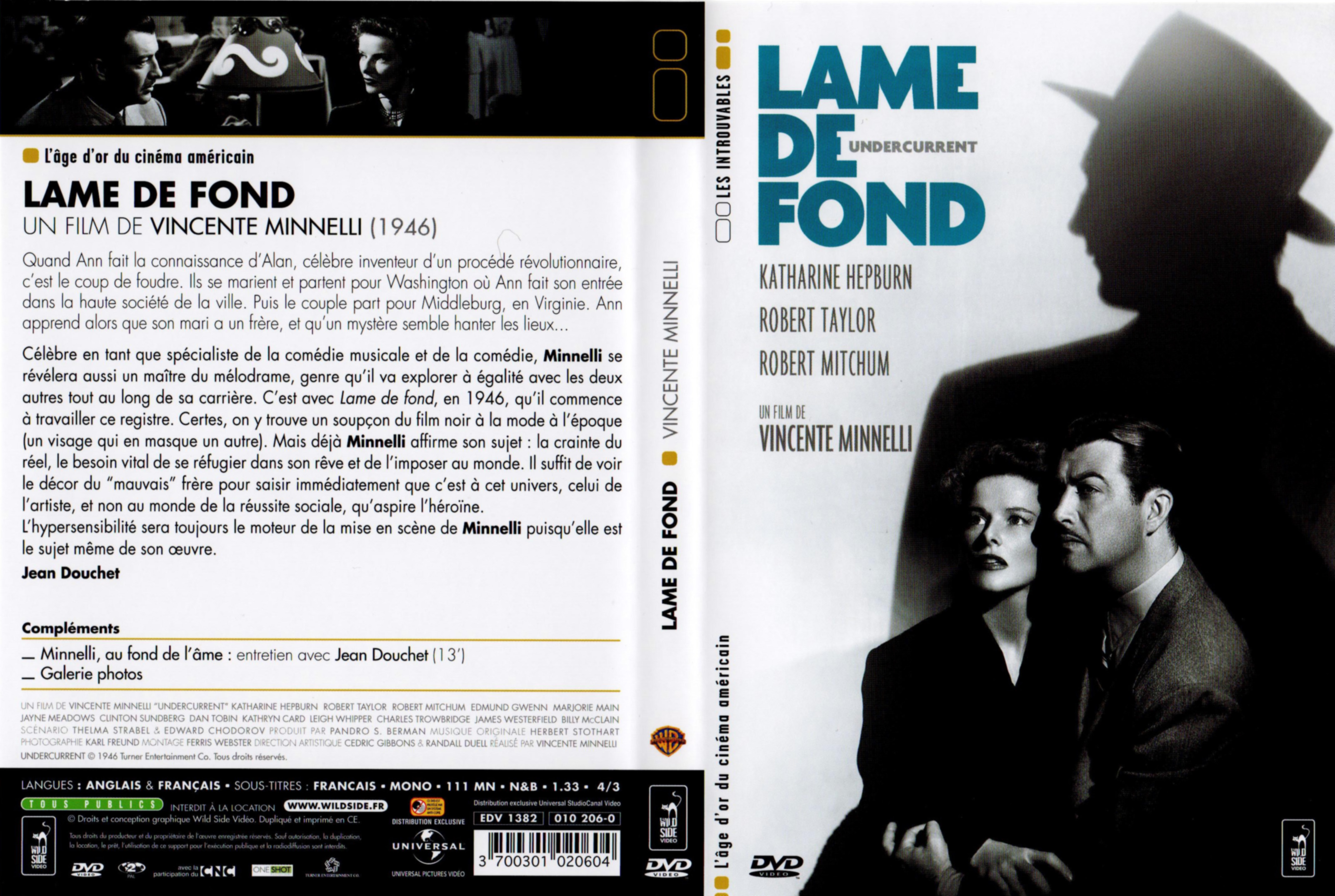 Jaquette DVD Lame de fond (1946)