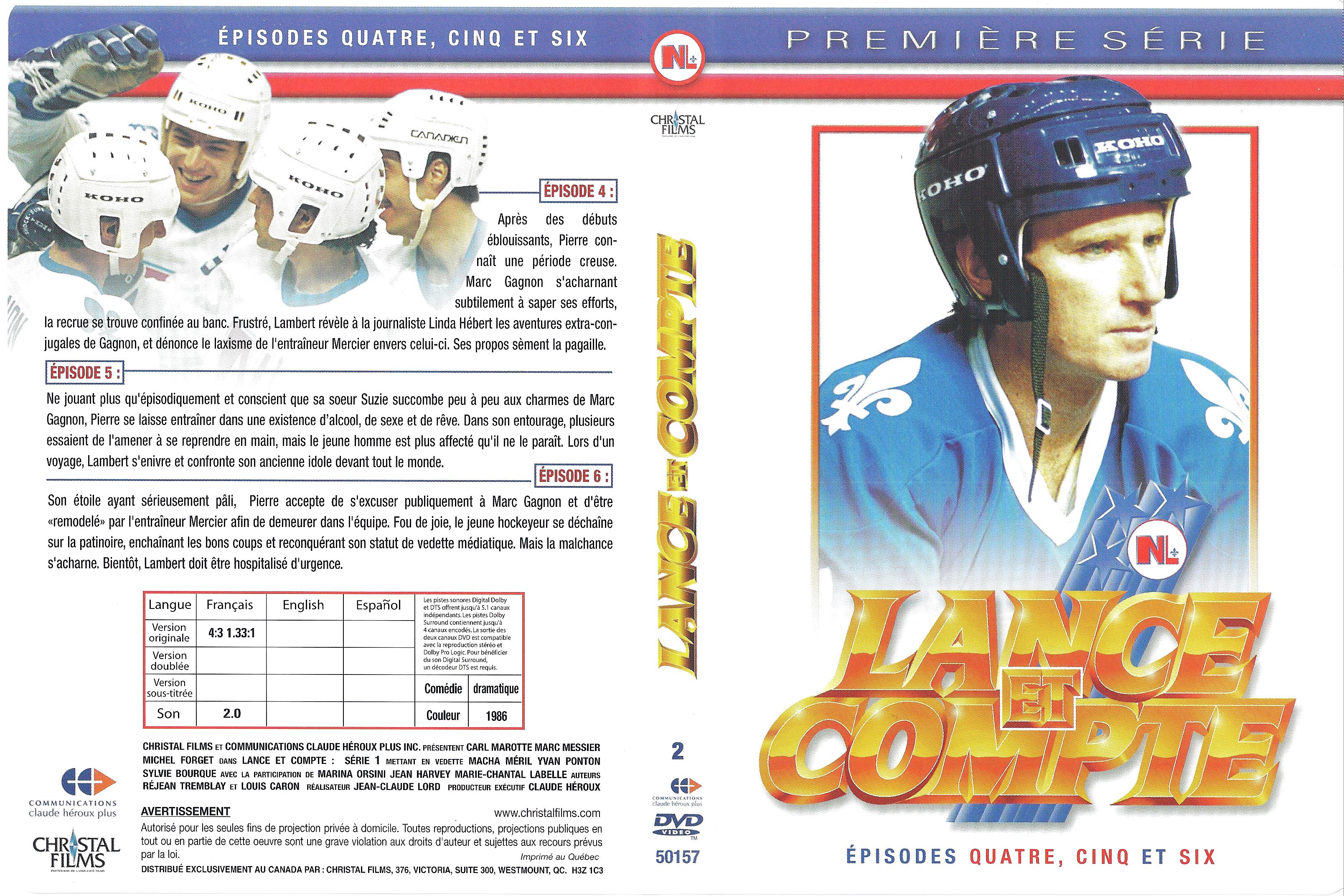 Jaquette DVD Lance et compte Saison 1 DVD 2