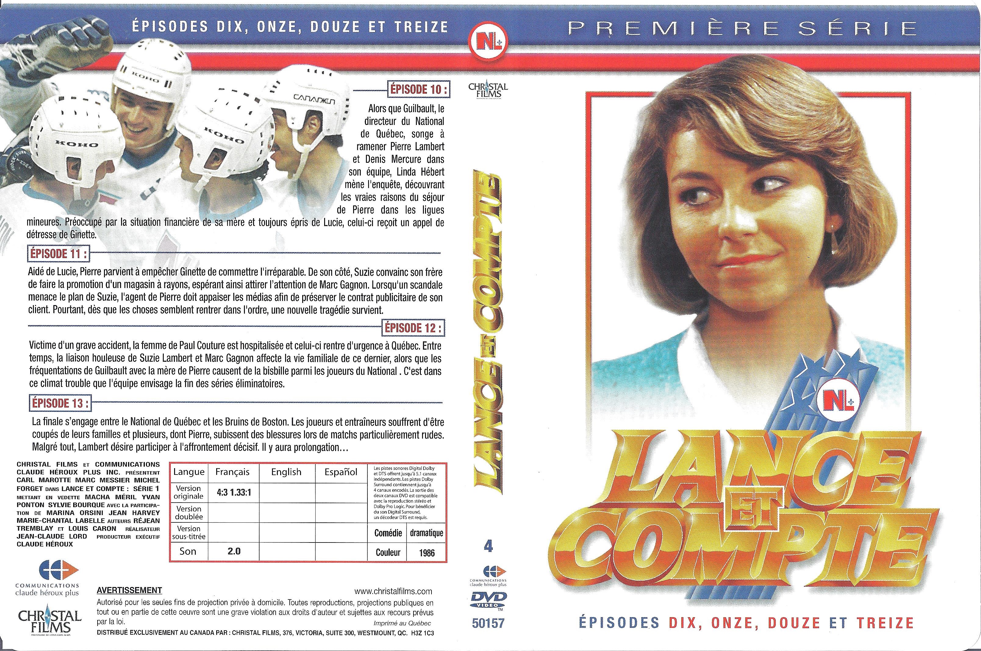 Jaquette DVD Lance et compte Saison 1 DVD 4