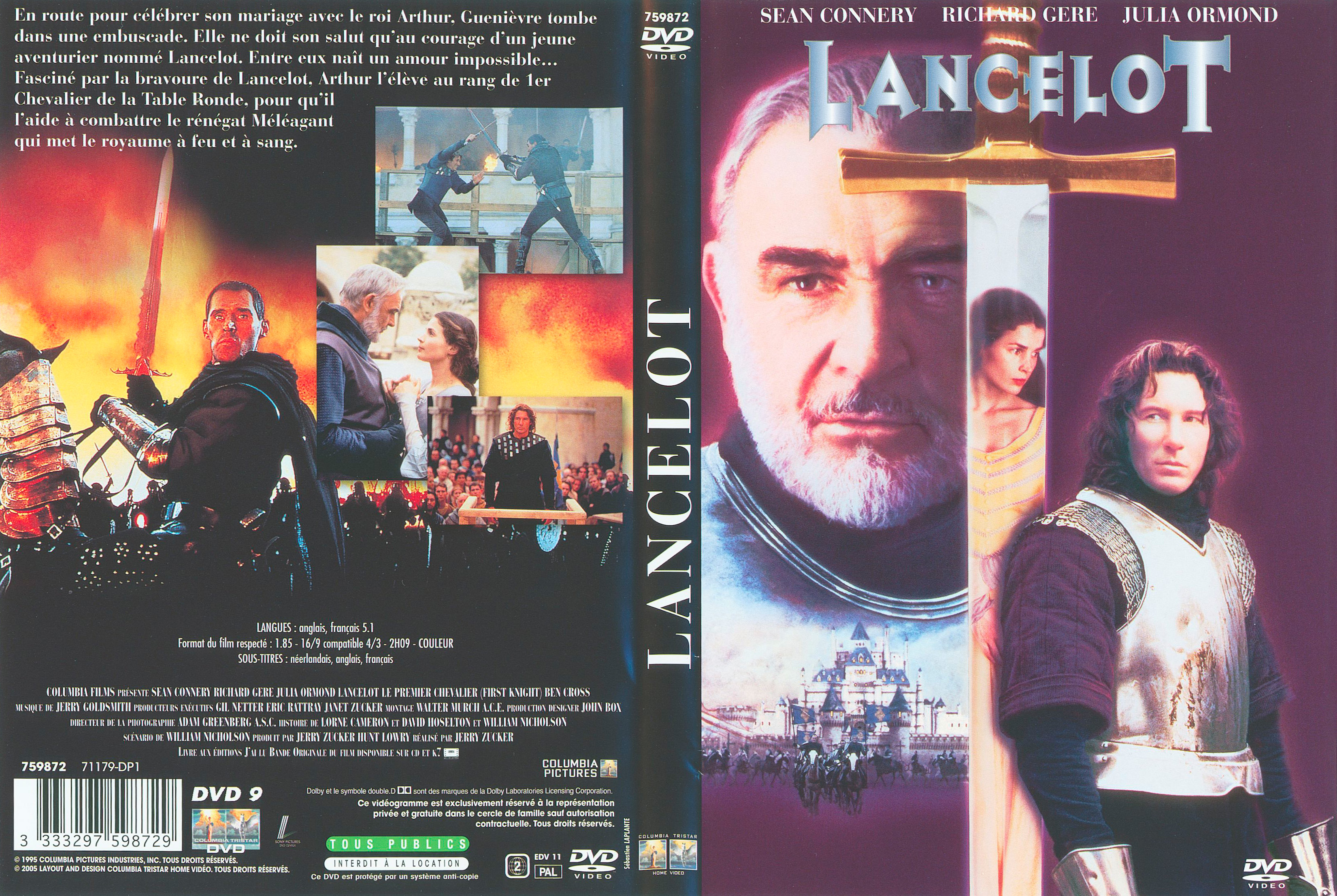 Jaquette DVD Lancelot v2