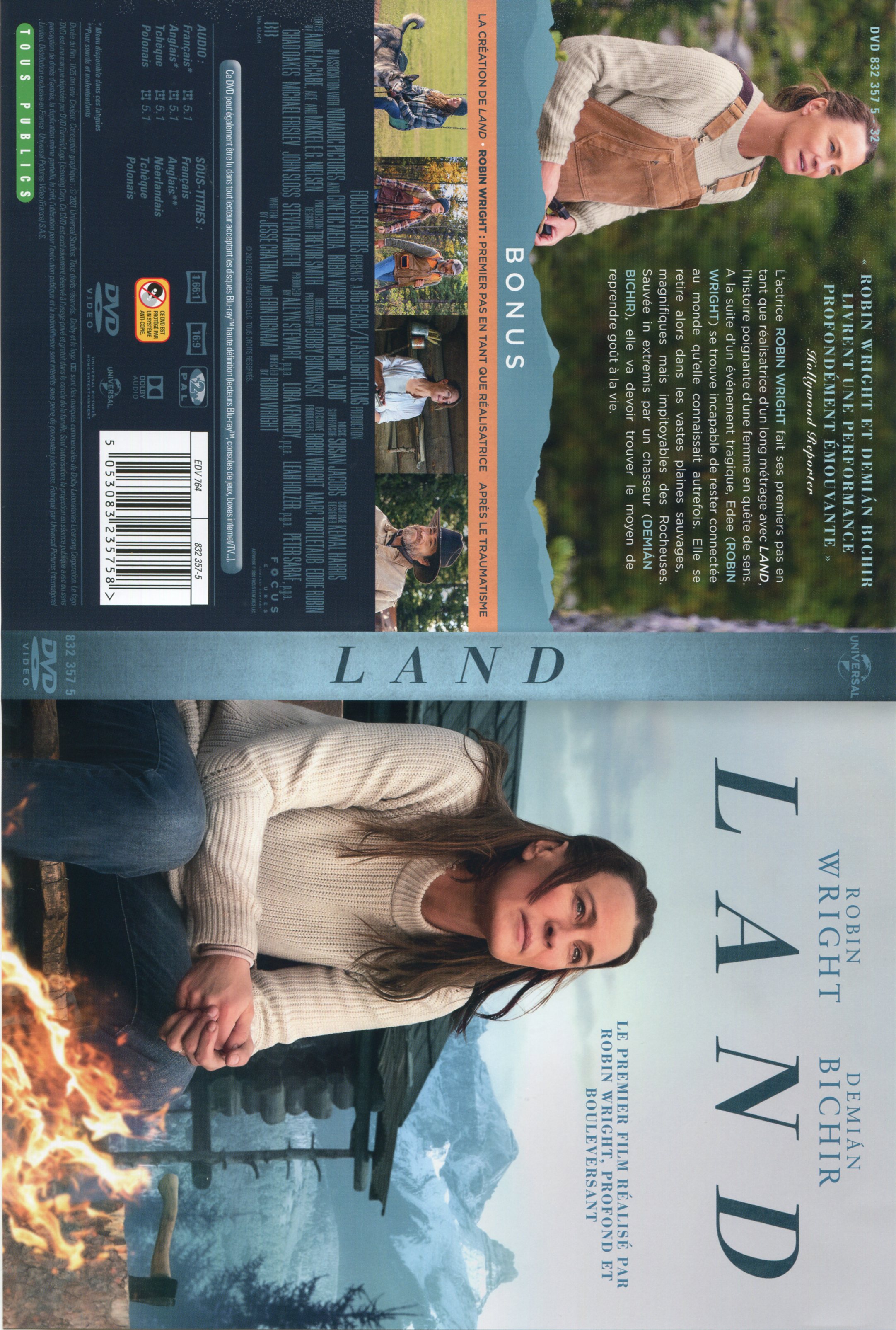 Jaquette DVD Land (2021)