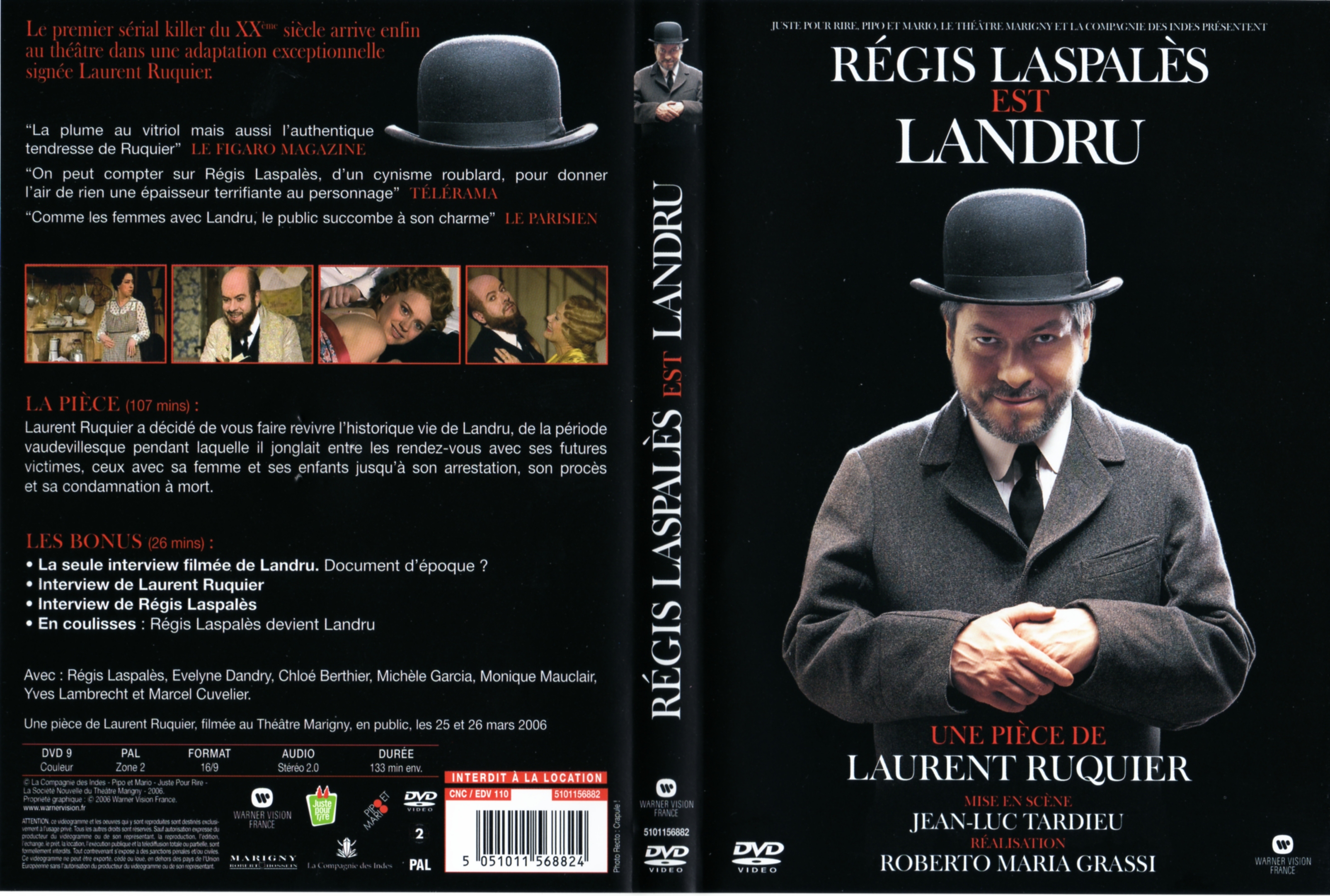 Jaquette DVD Landru (Rgis Laspals)