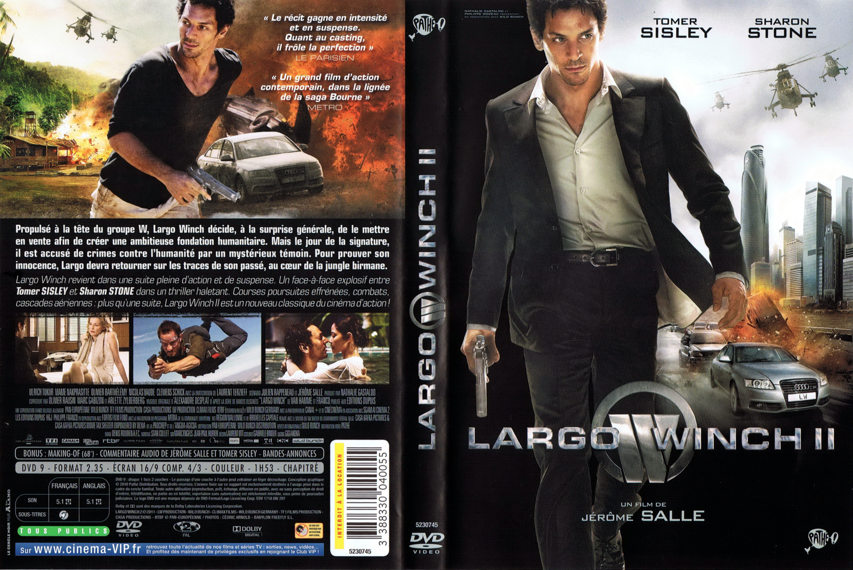 Jaquette DVD Largo Winch 2