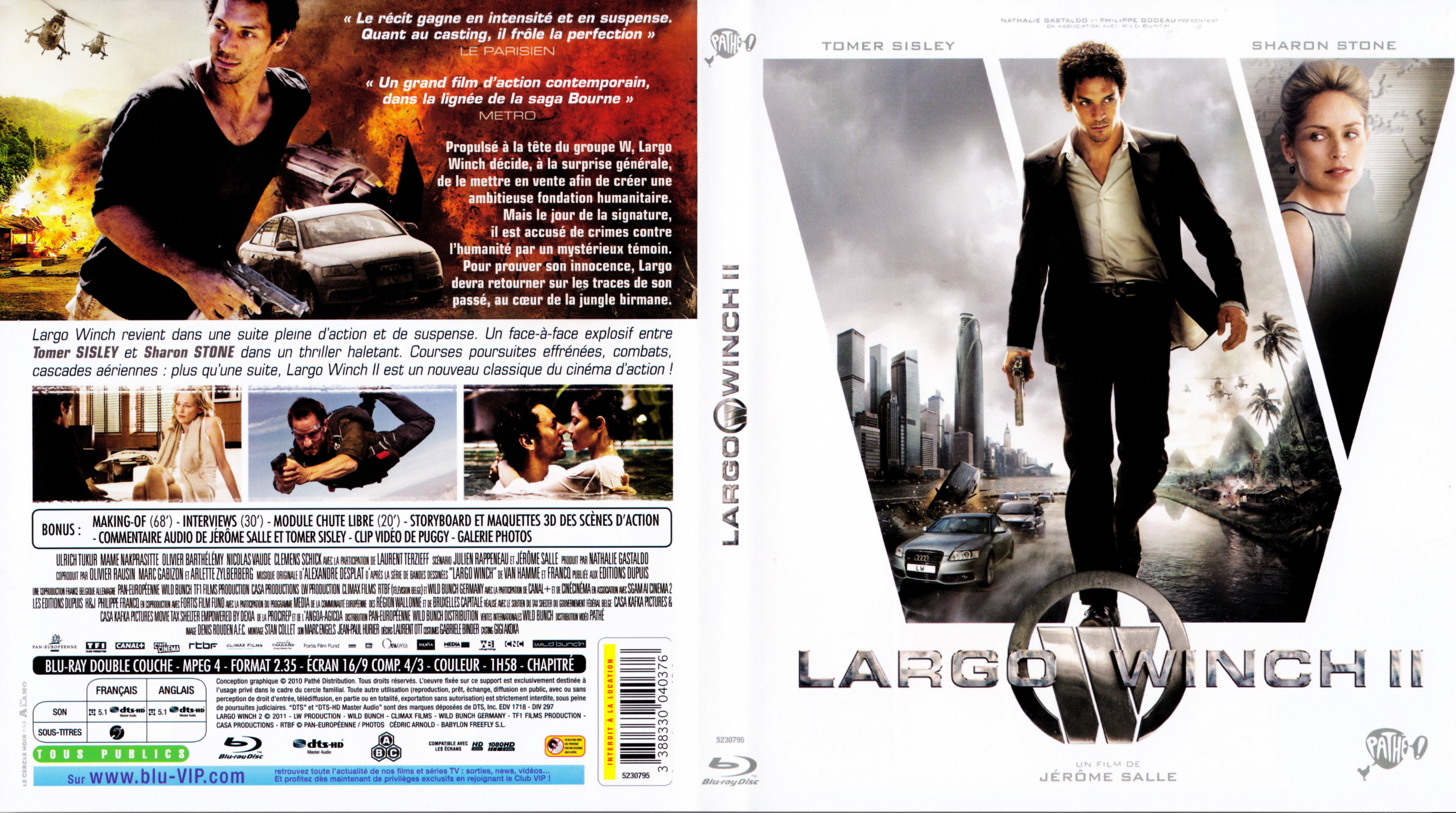 Jaquette DVD Largo Winch 2 (BLU-RAY)