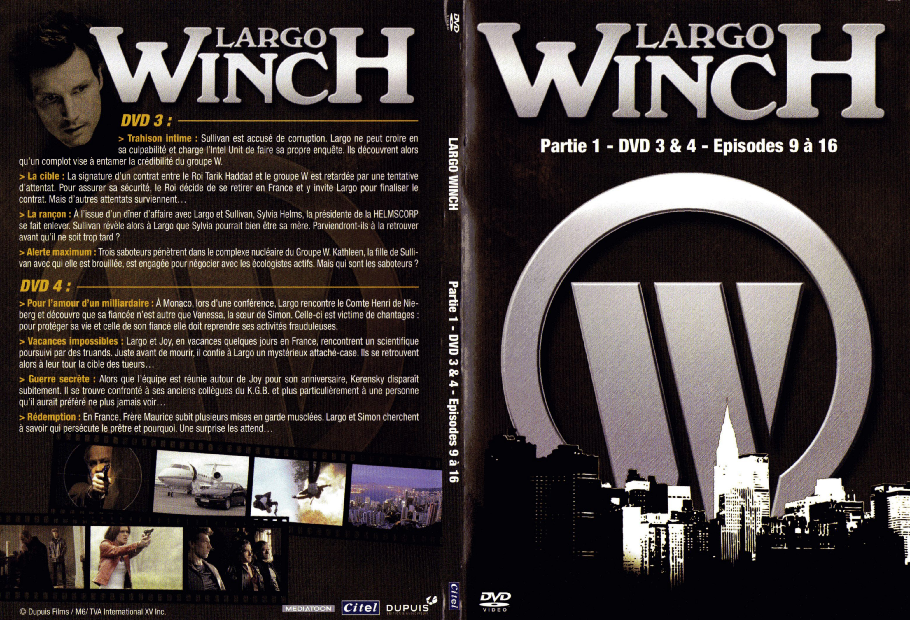 Jaquette DVD Largo Winch Partie 1 DVD 2
