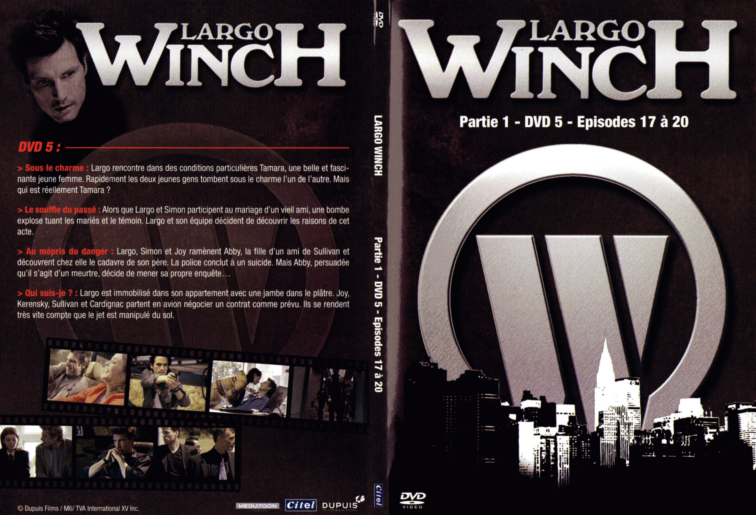 Jaquette DVD Largo Winch Partie 1 DVD 3