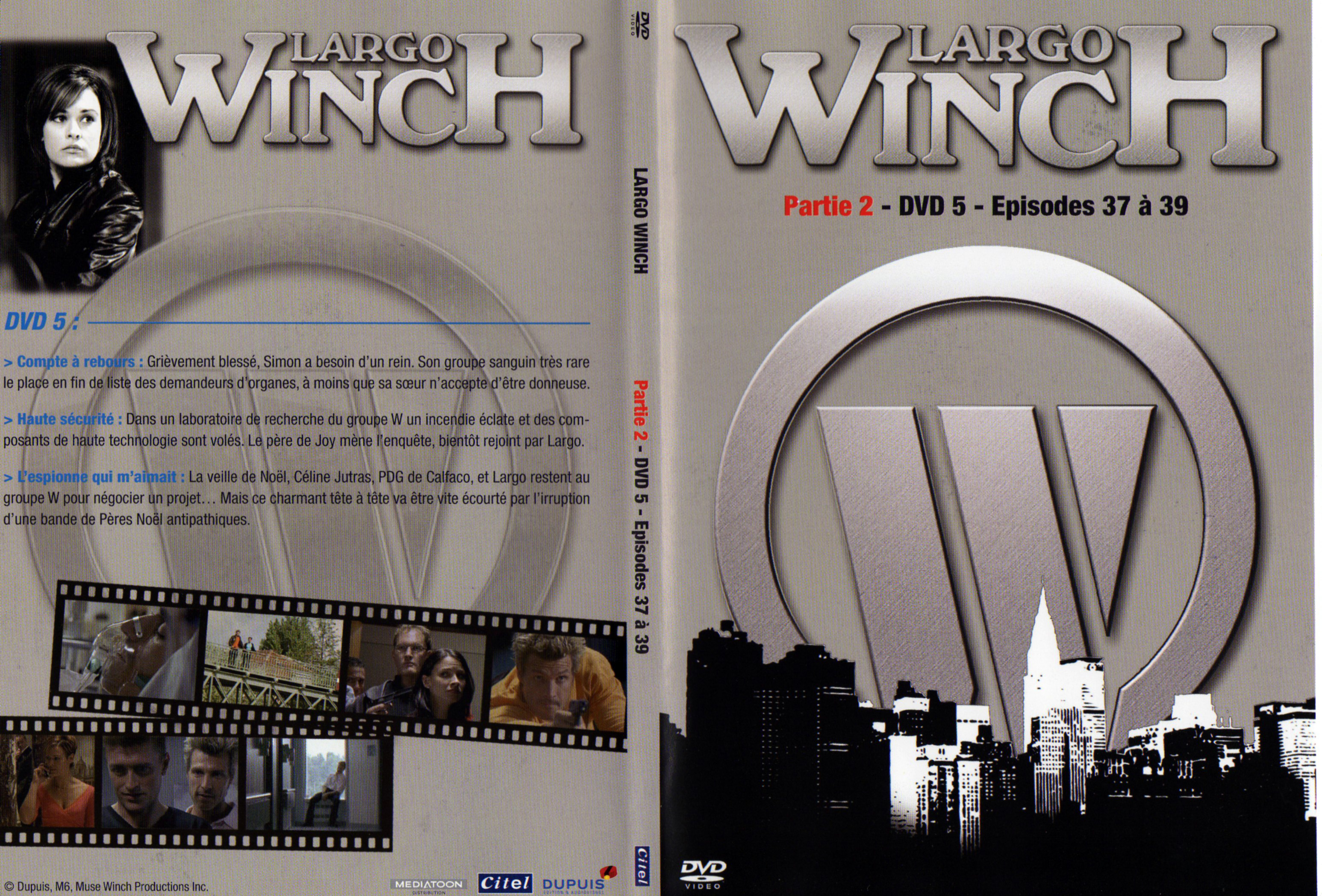 Jaquette DVD Largo Winch Partie 2 DVD 5