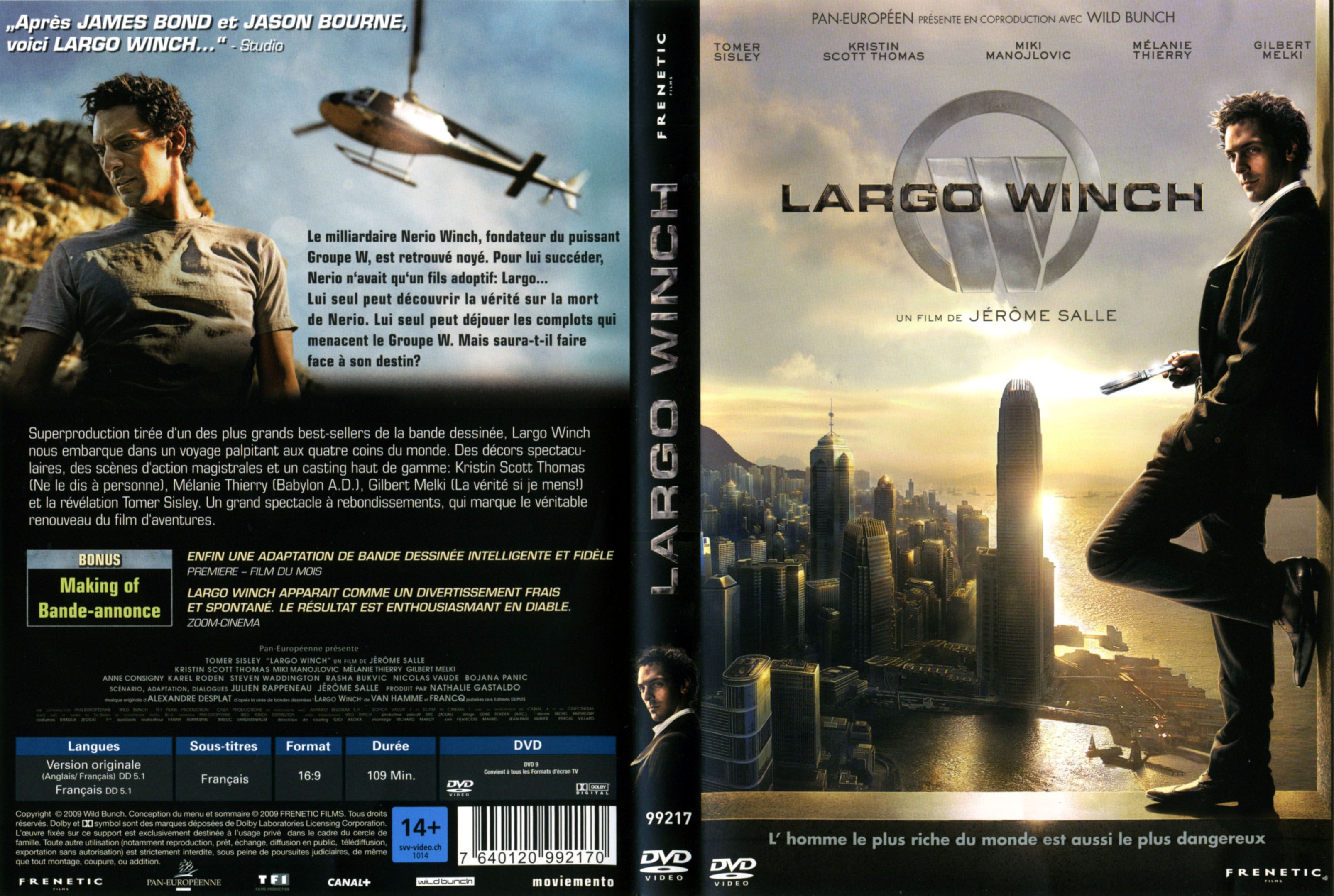 Jaquette DVD Largo Winch v2