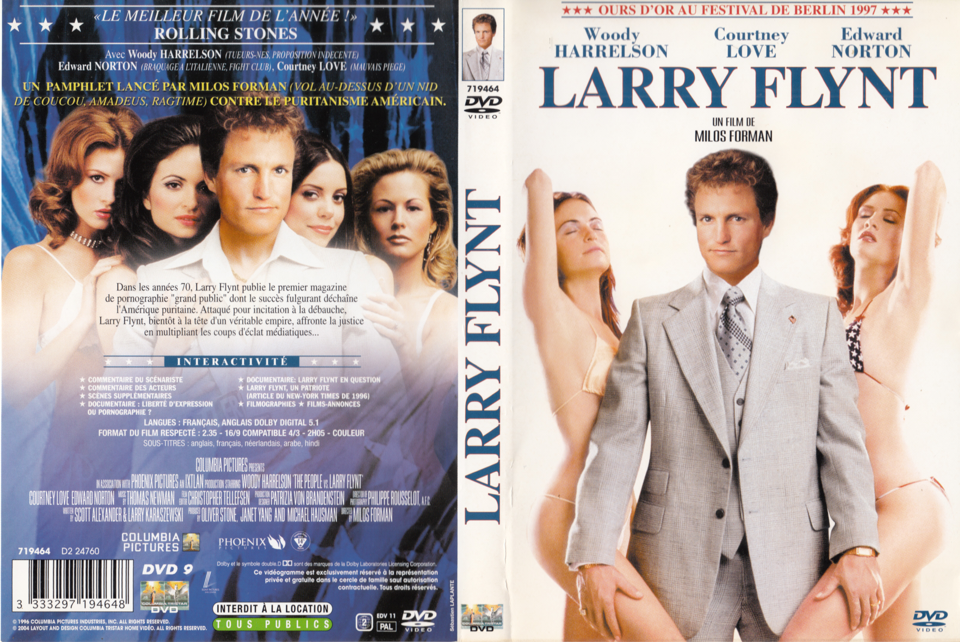 Jaquette DVD Larry Flynt v2