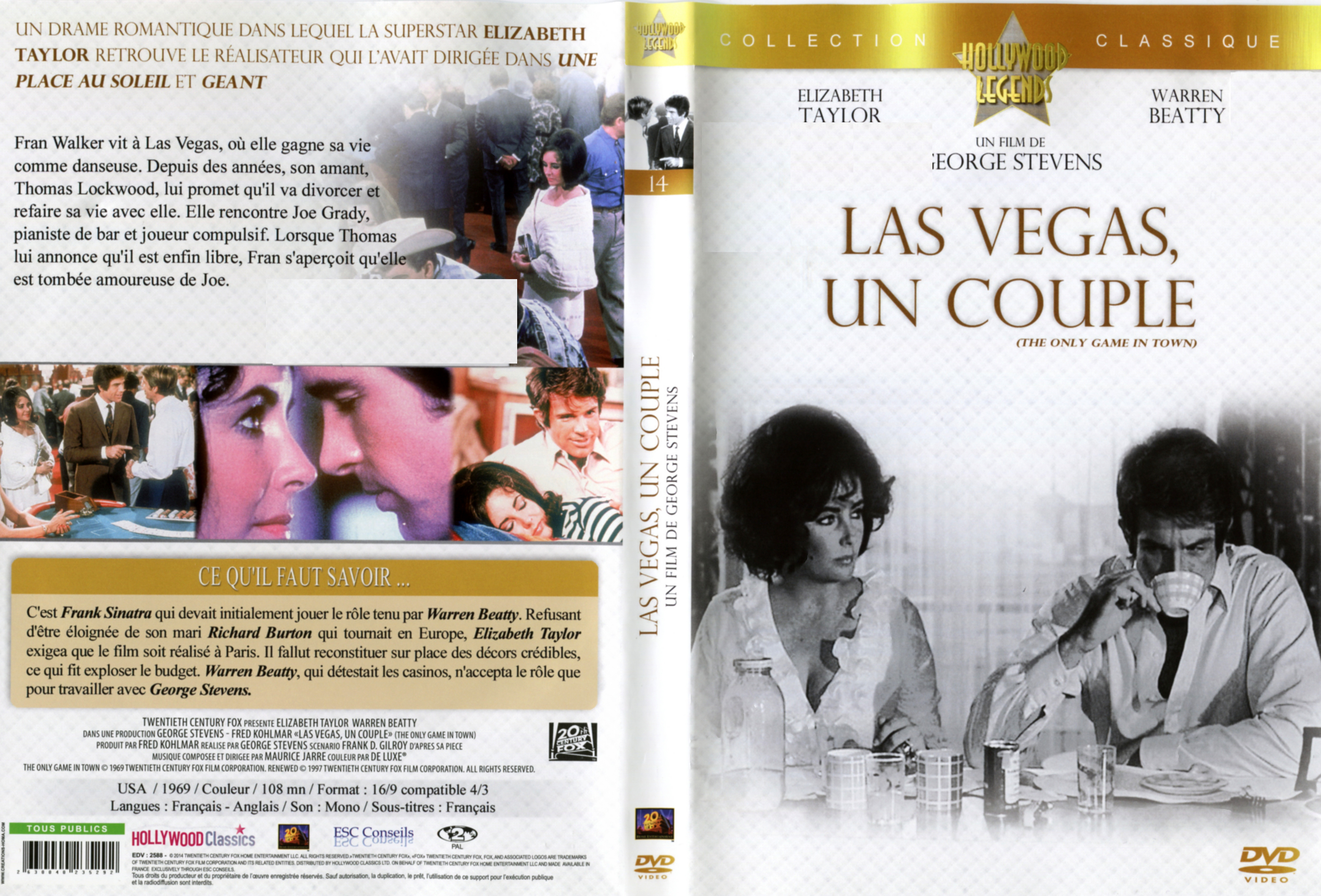 Jaquette DVD Las Vegas, un couple
