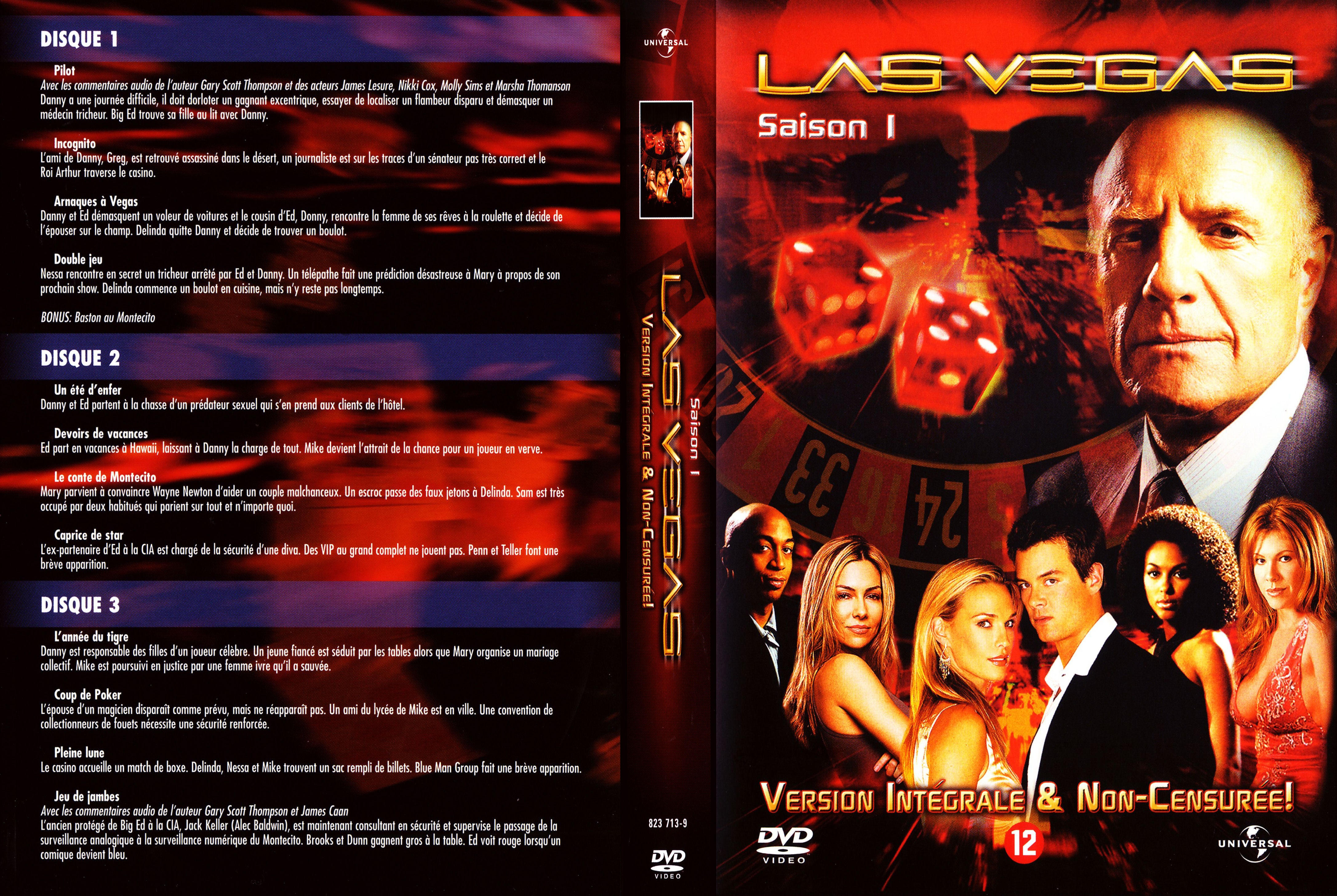 Jaquette DVD Las vegas saison 1 DVD 1