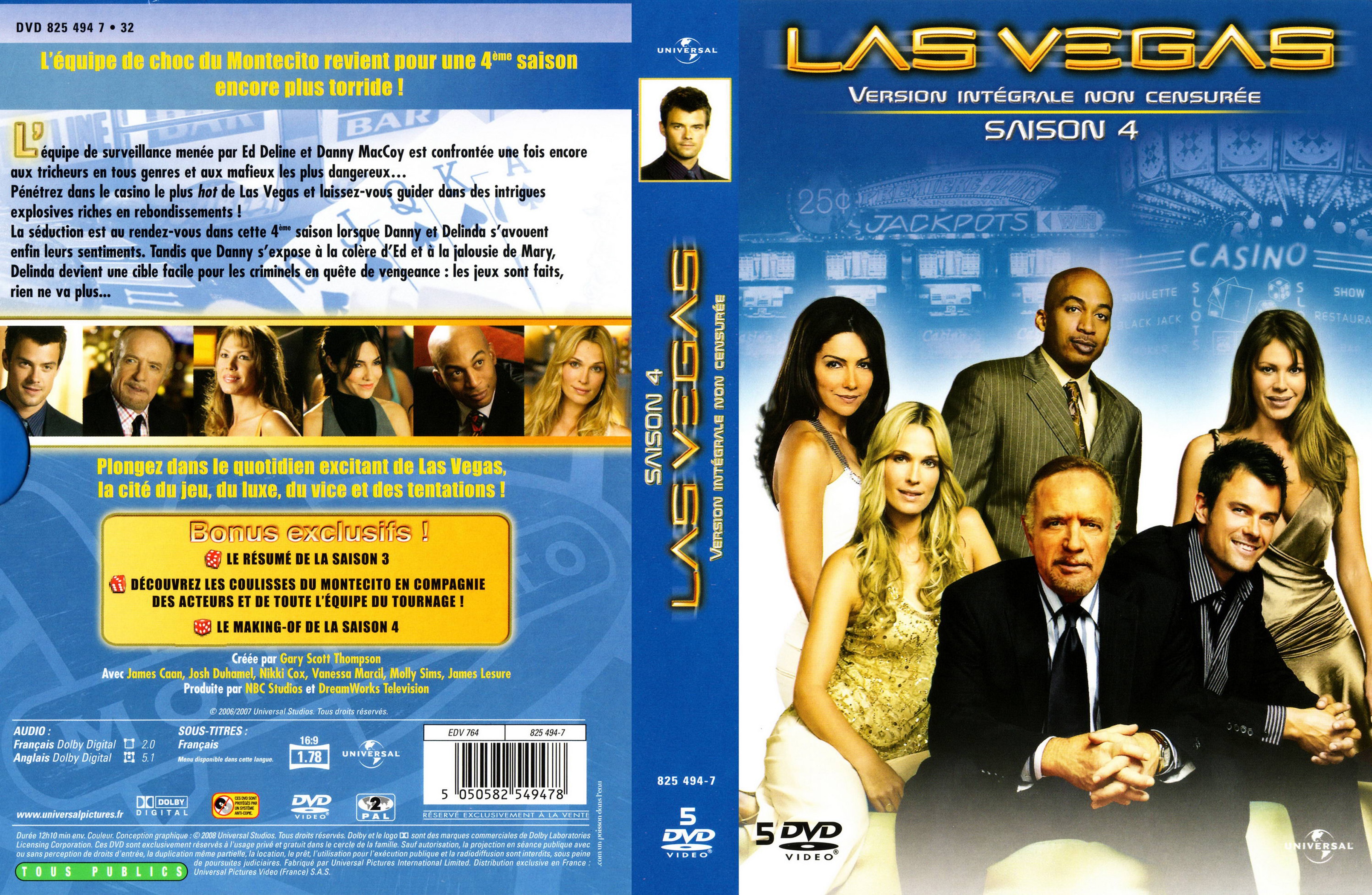 Jaquette DVD Las vegas saison 4 COFFRET