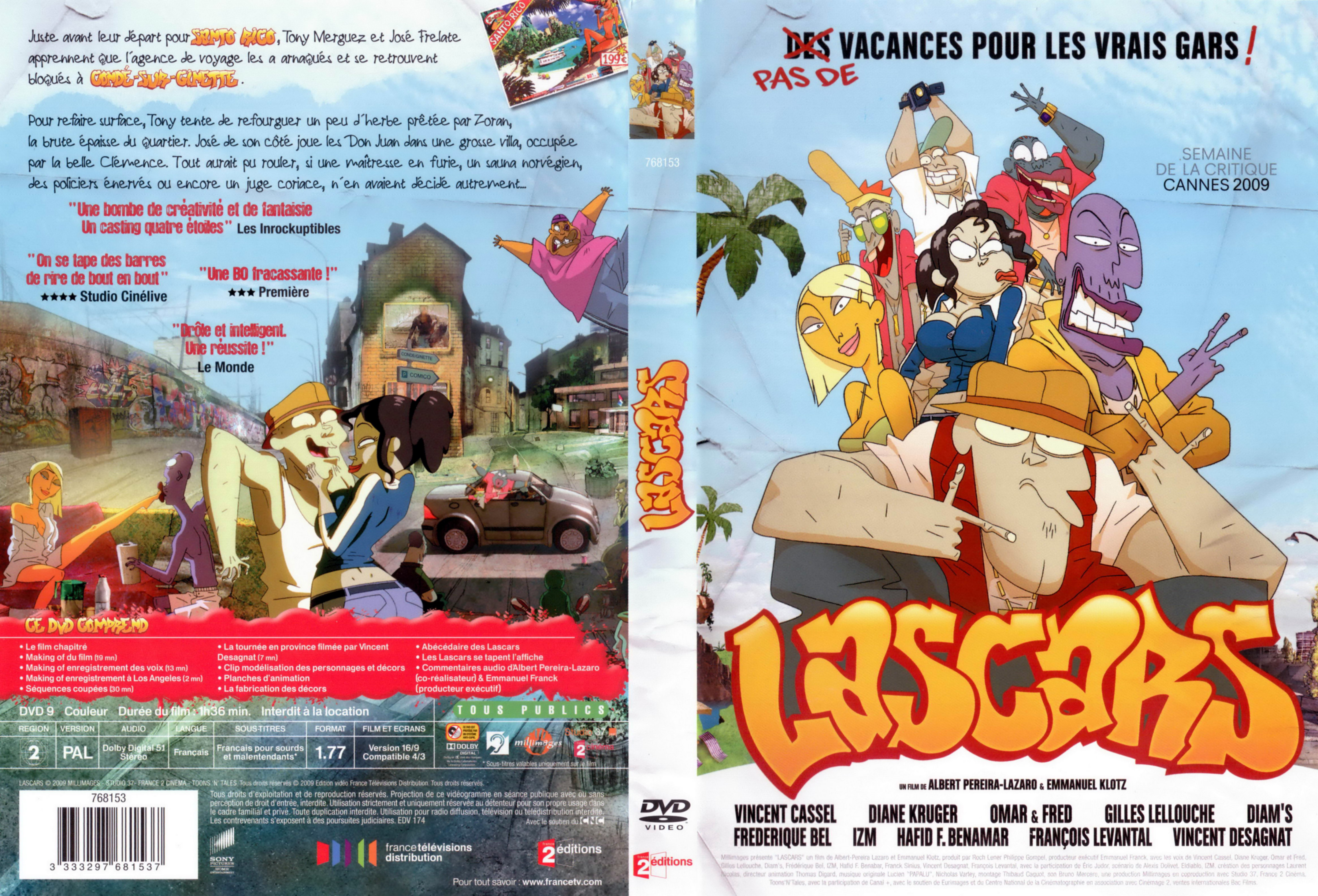 Jaquette DVD Lascars le film