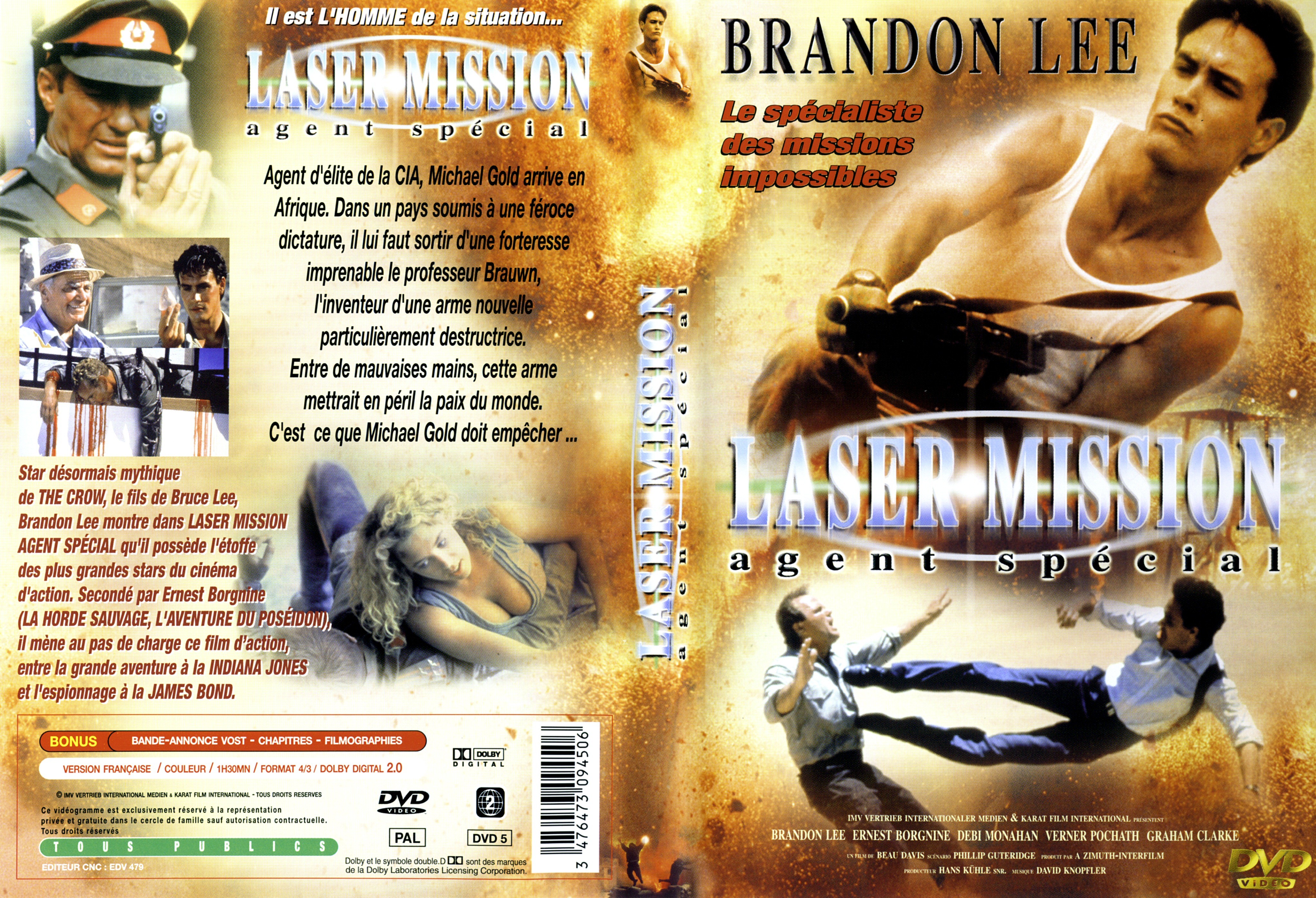 Jaquette DVD Laser Mission