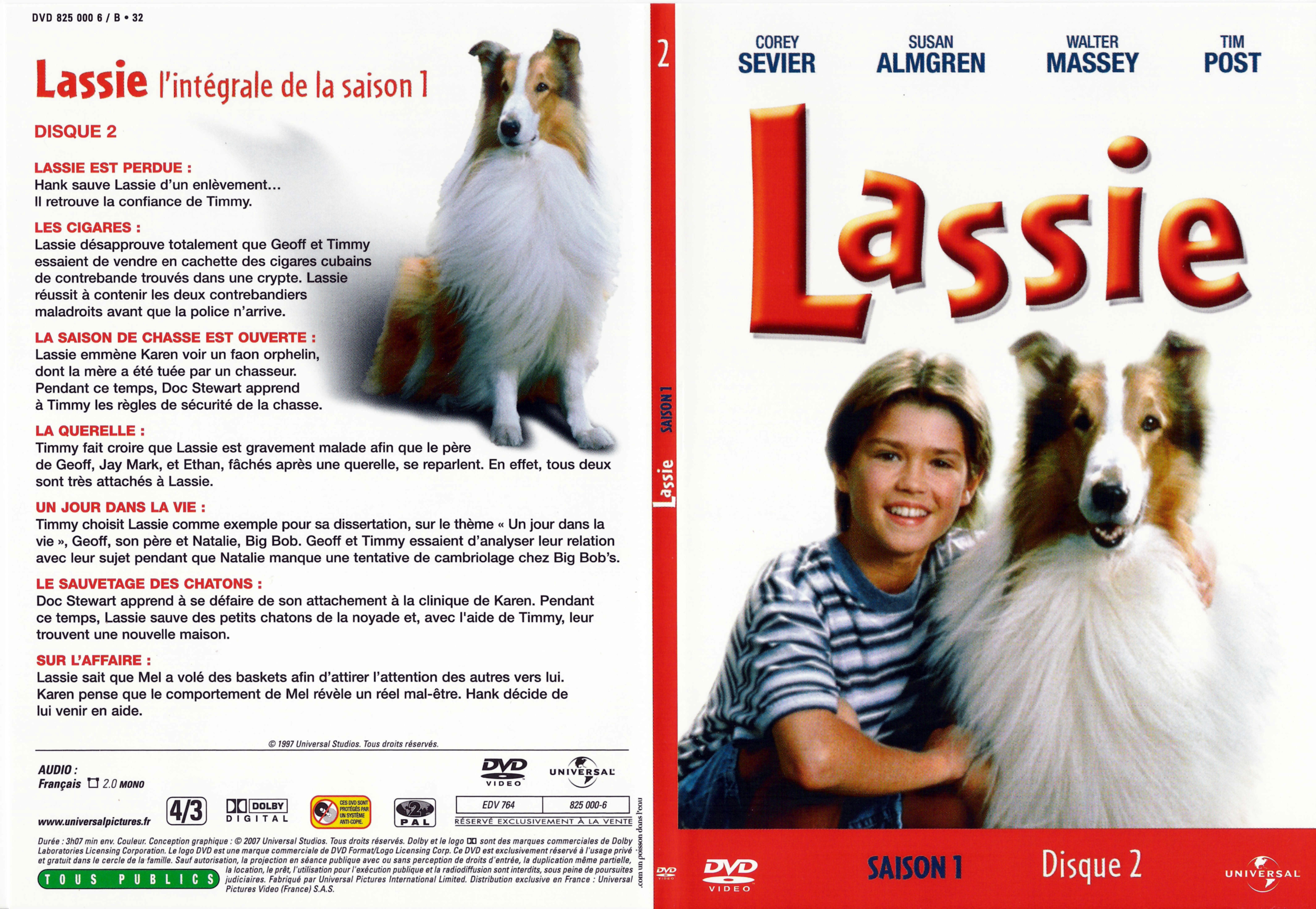 Jaquette DVD Lassie Saison 1 DVD 2