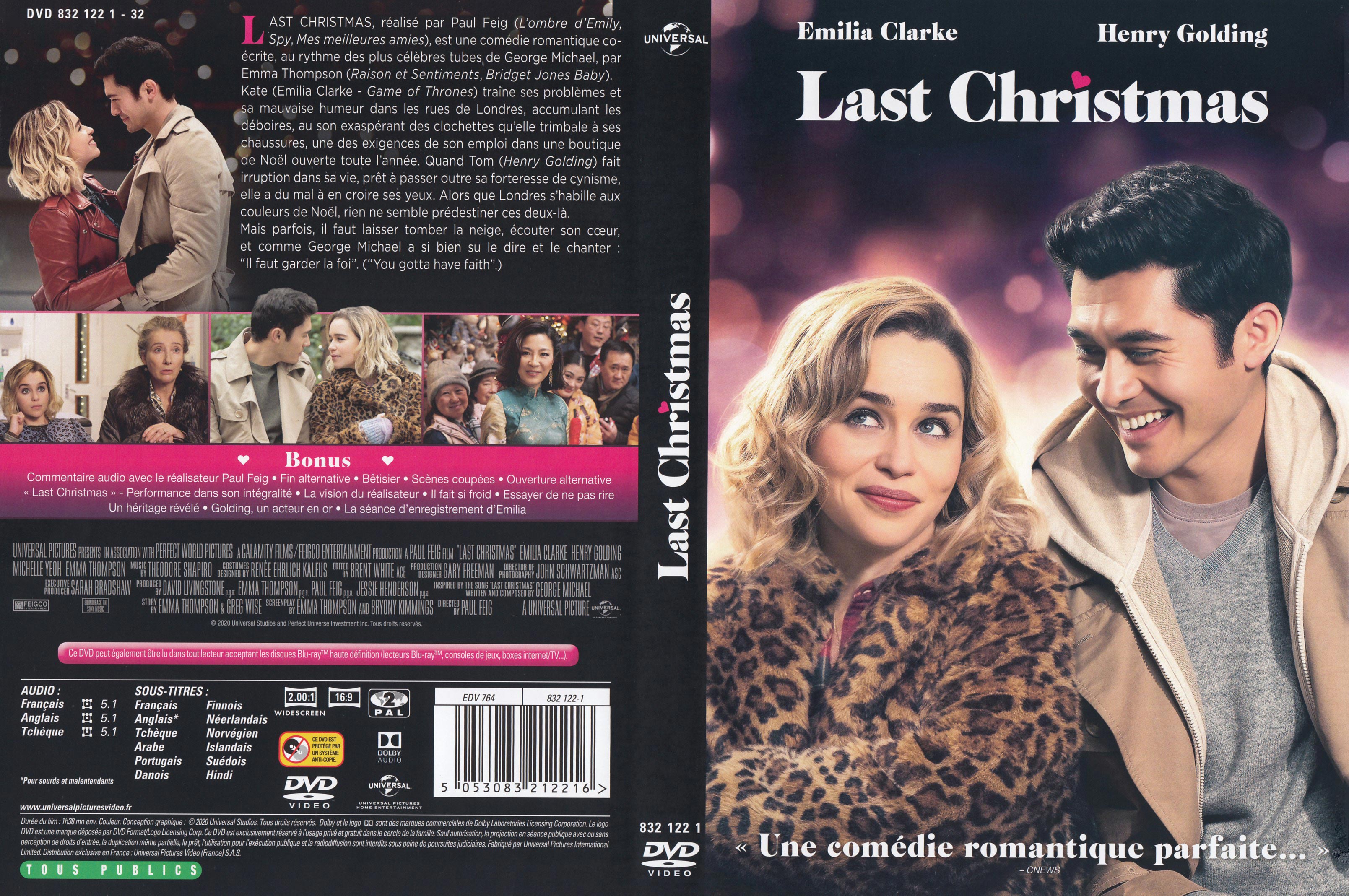 Jaquette DVD Last Christmas