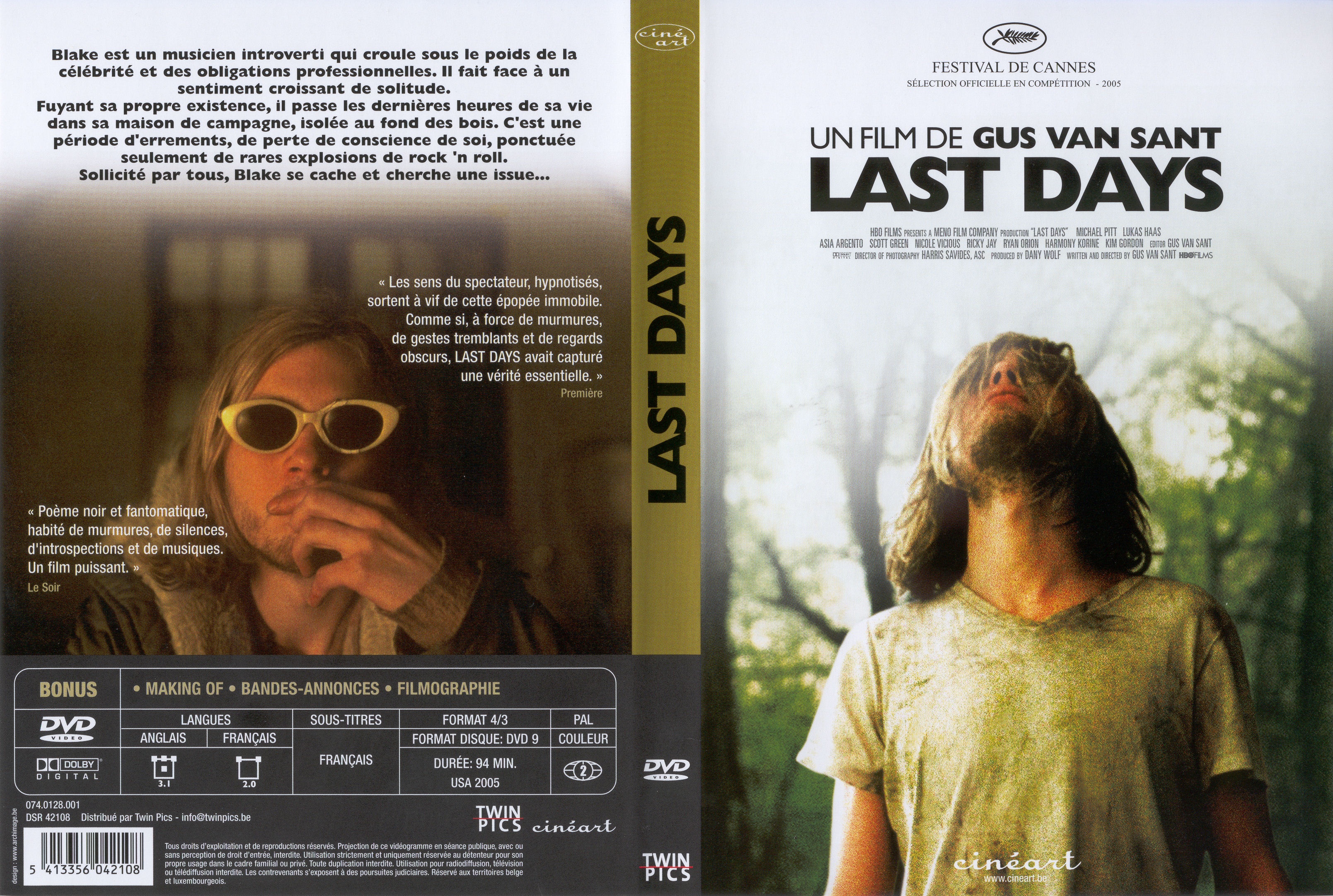 Jaquette DVD Last Days v2