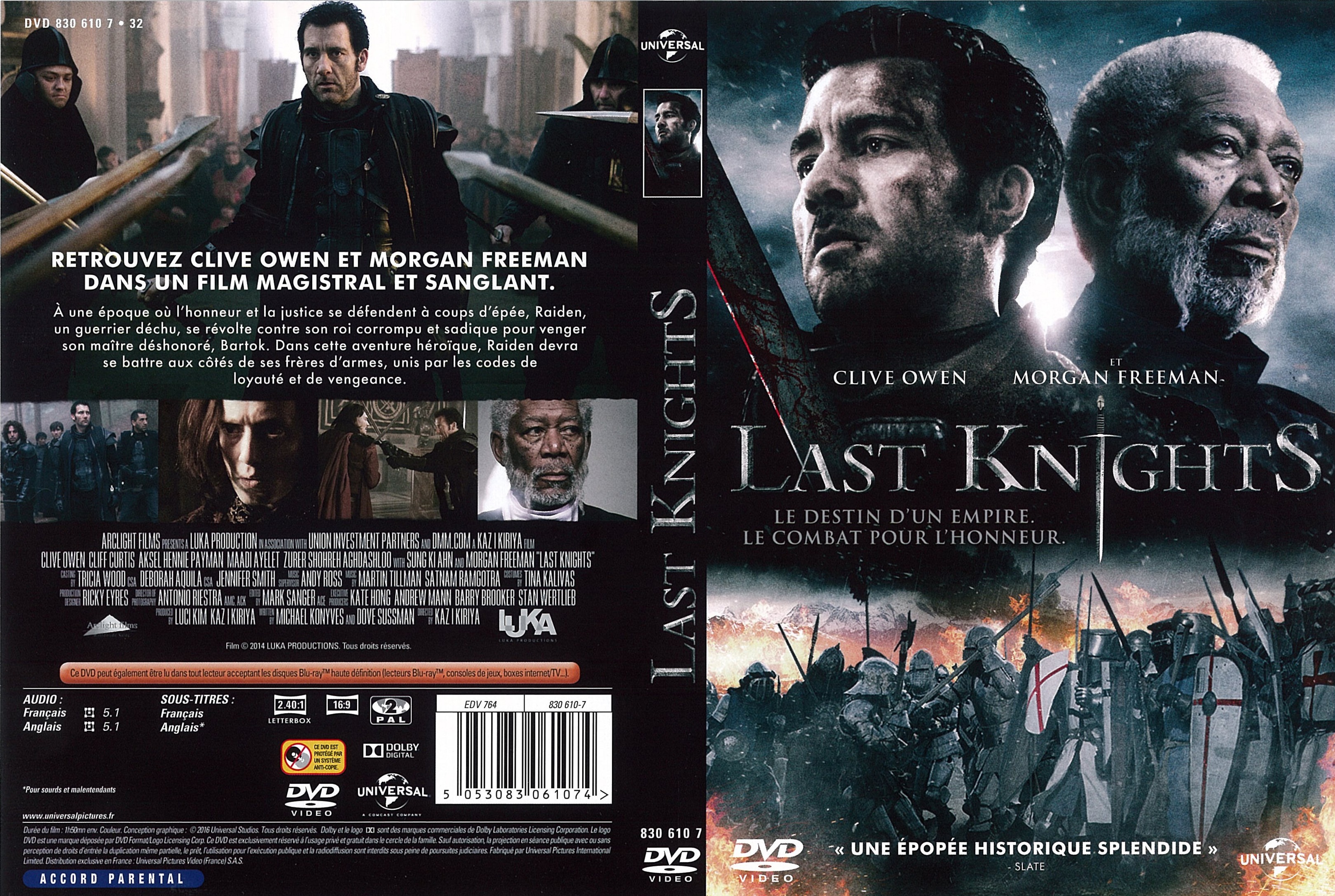 Jaquette DVD Last Knights