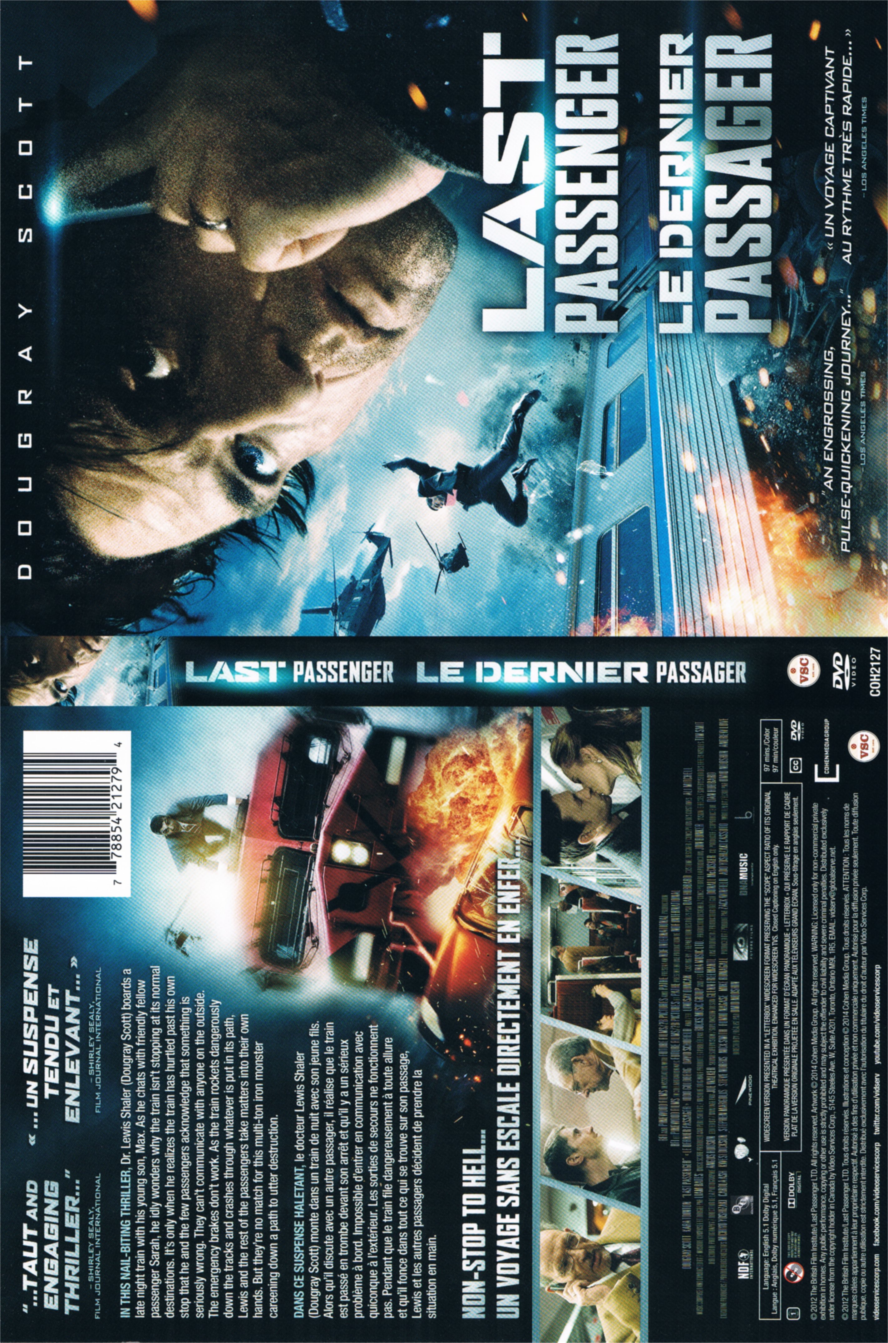 Jaquette DVD Last Passenger - Le dernier passager (Canadienne)