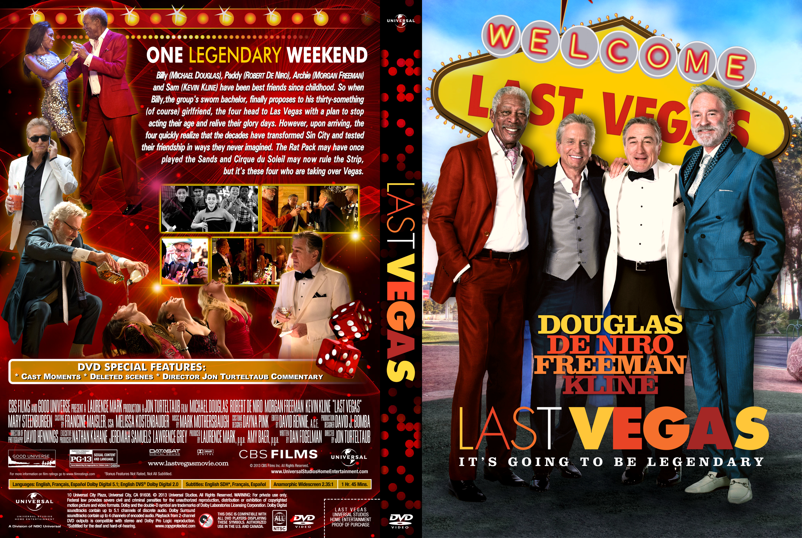 Jaquette DVD Last Vegas custom