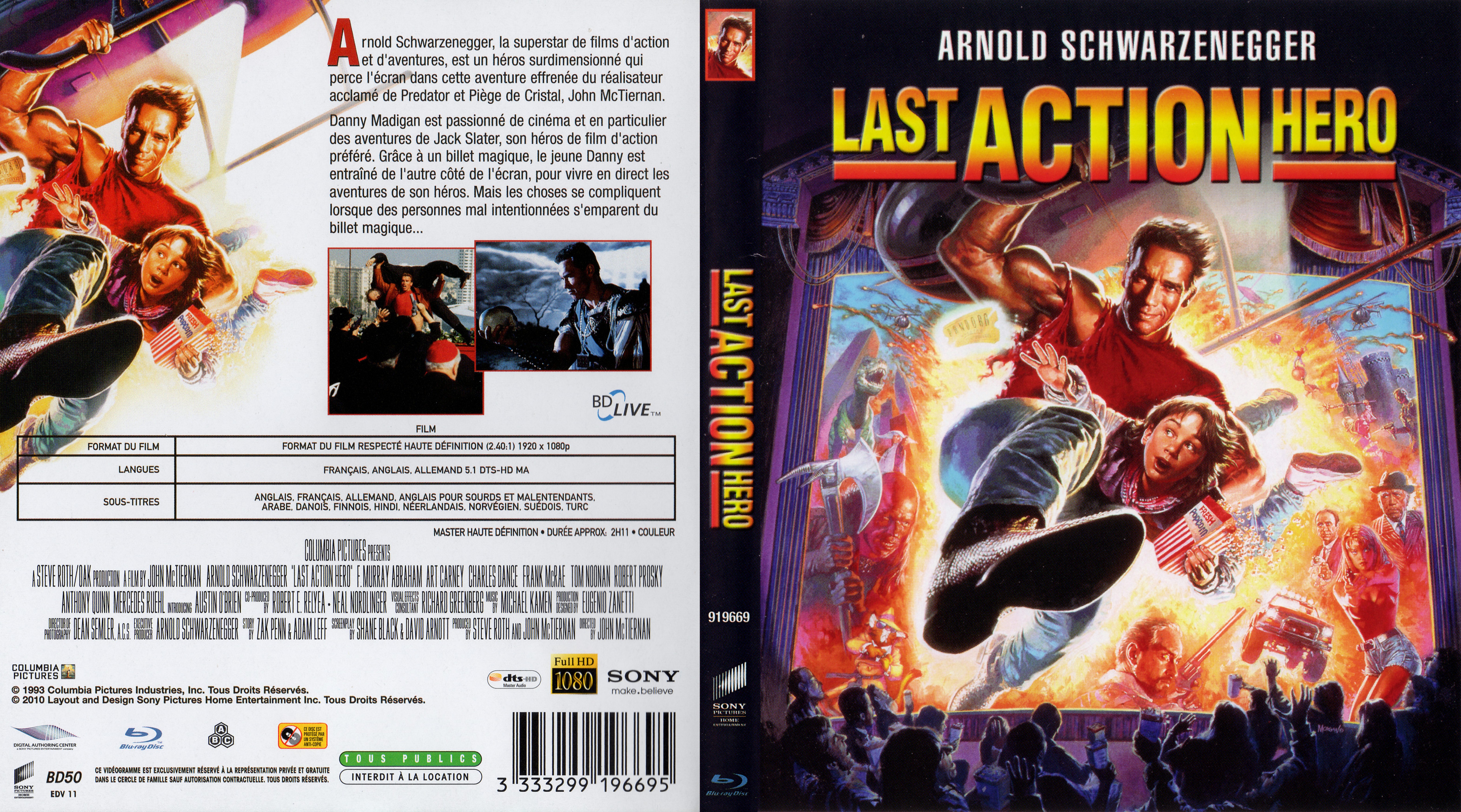Jaquette DVD Last action hero (BLU-RAY) v2