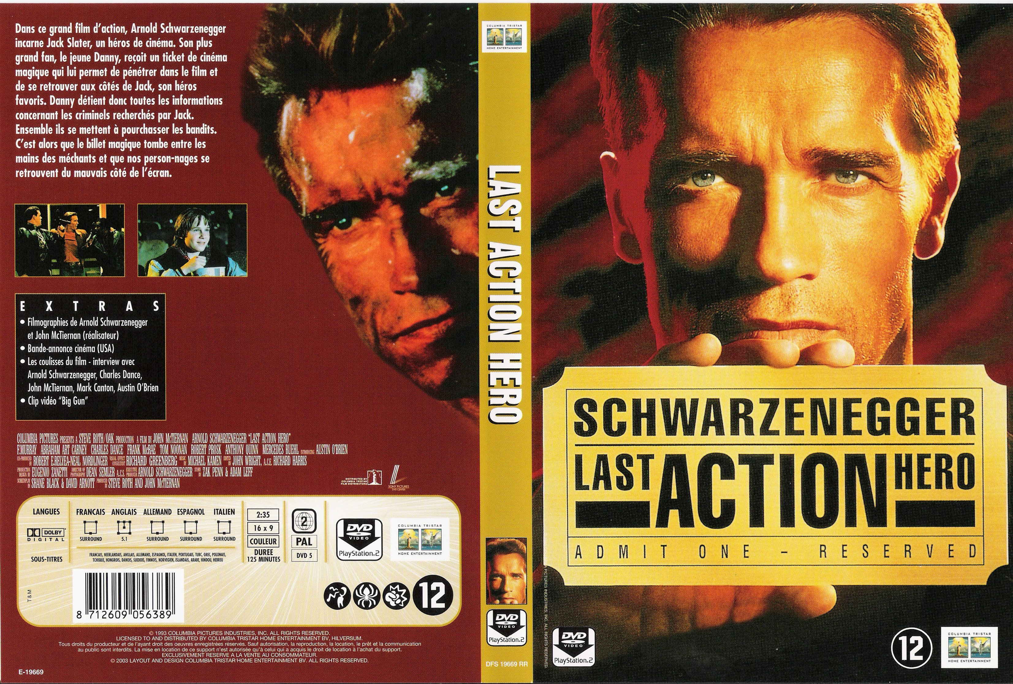 Jaquette DVD Last action hero v2