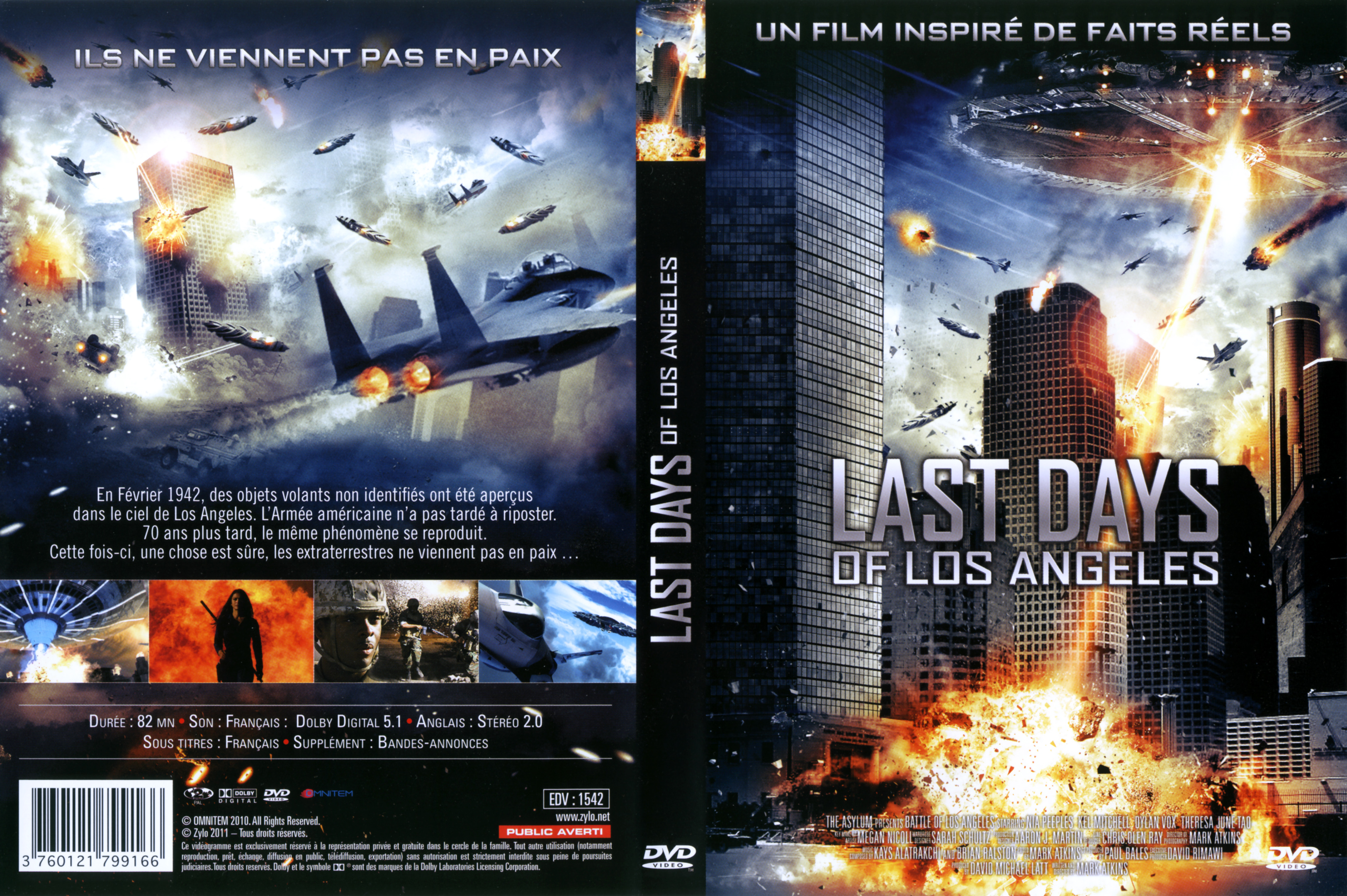 Jaquette DVD Last days of Los Angeles