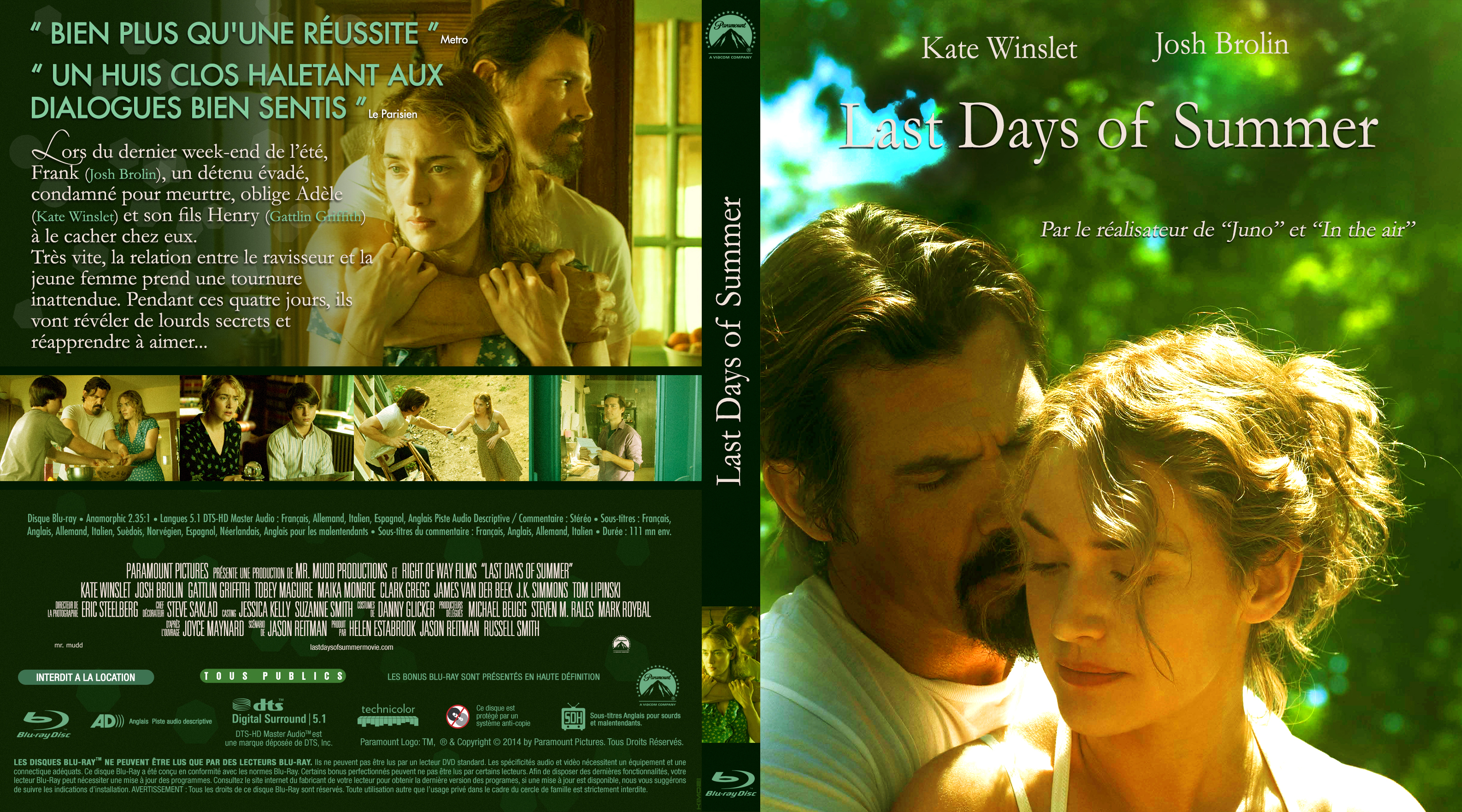 Jaquette DVD Last days of Summer custom (BLU-RAY)