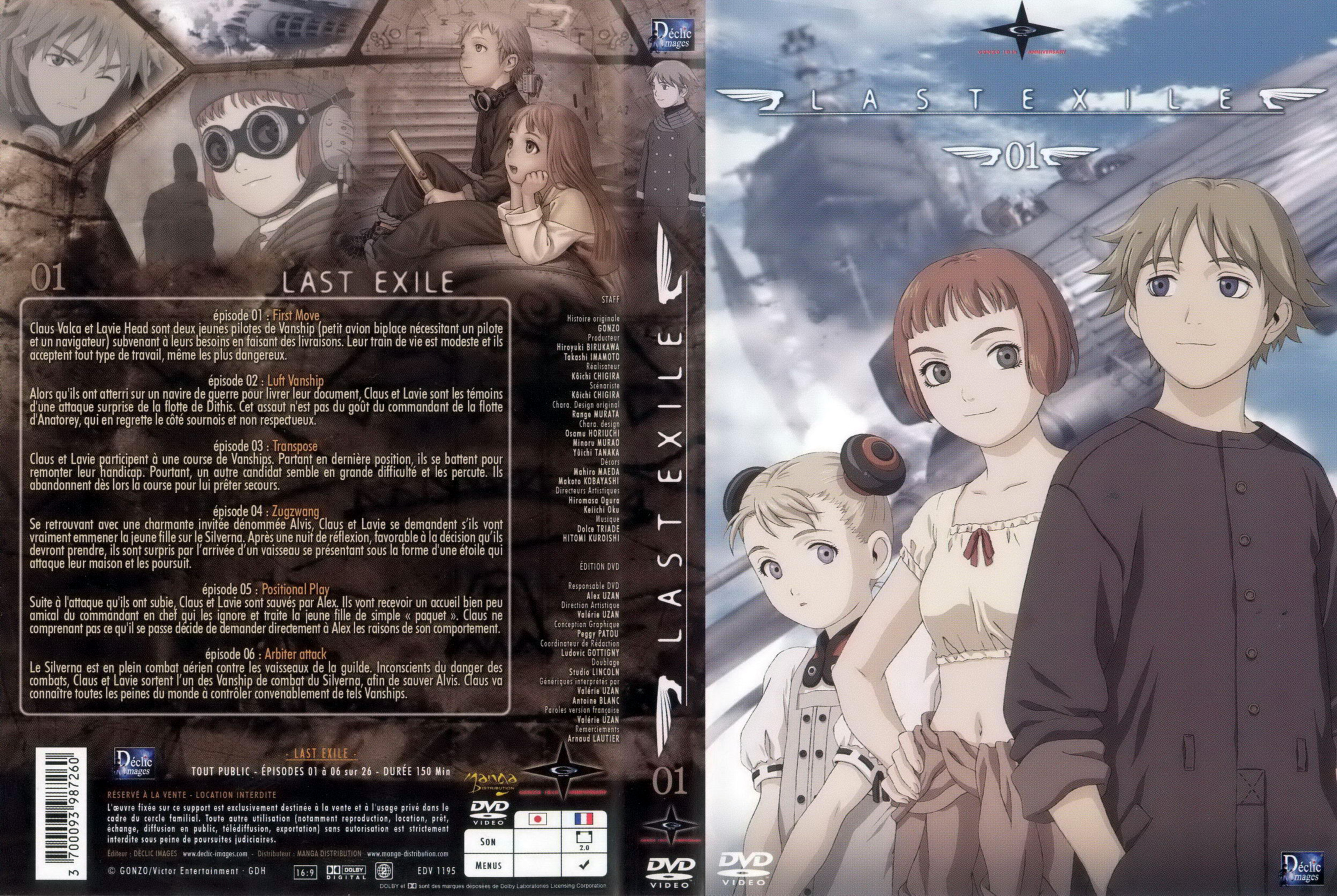 Jaquette DVD Last exile vol 01 v2